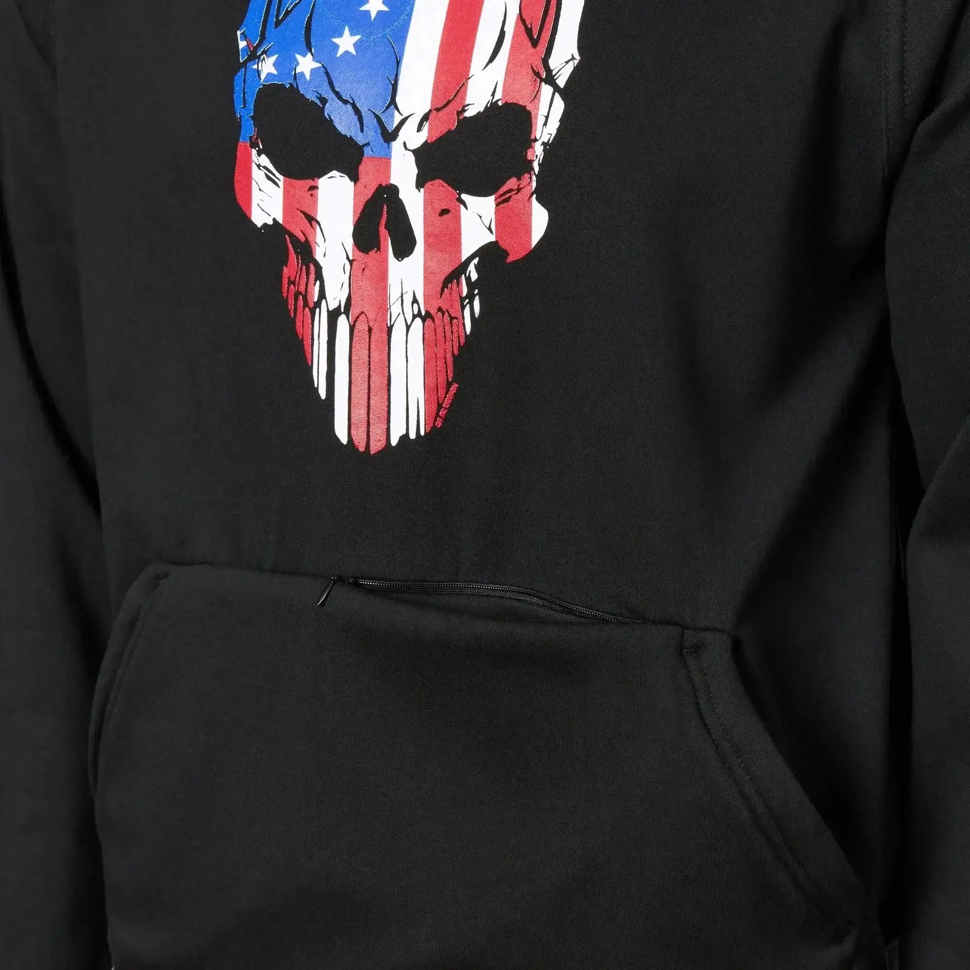 Hoodie BR Flag Skull - Image 4