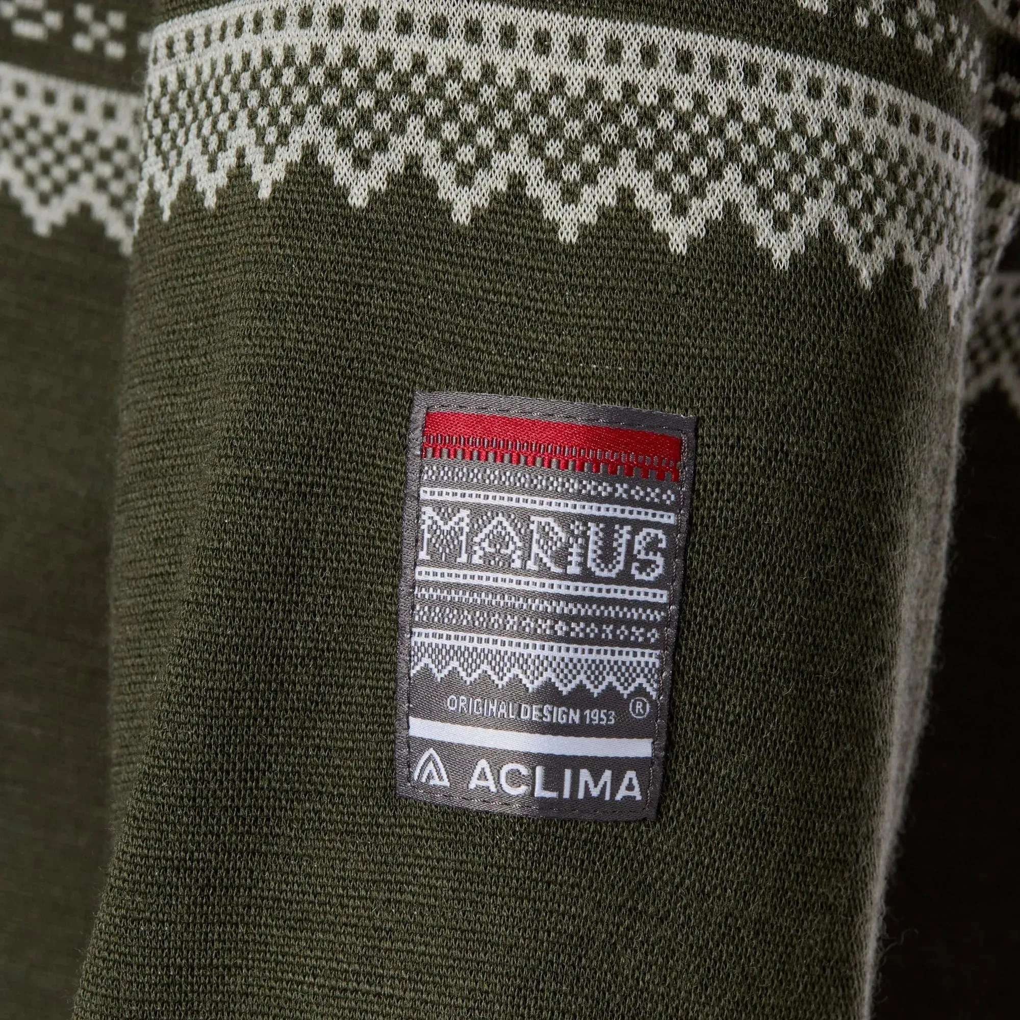Sweater DesignWool Marius Mock Neck Zip nordmarka