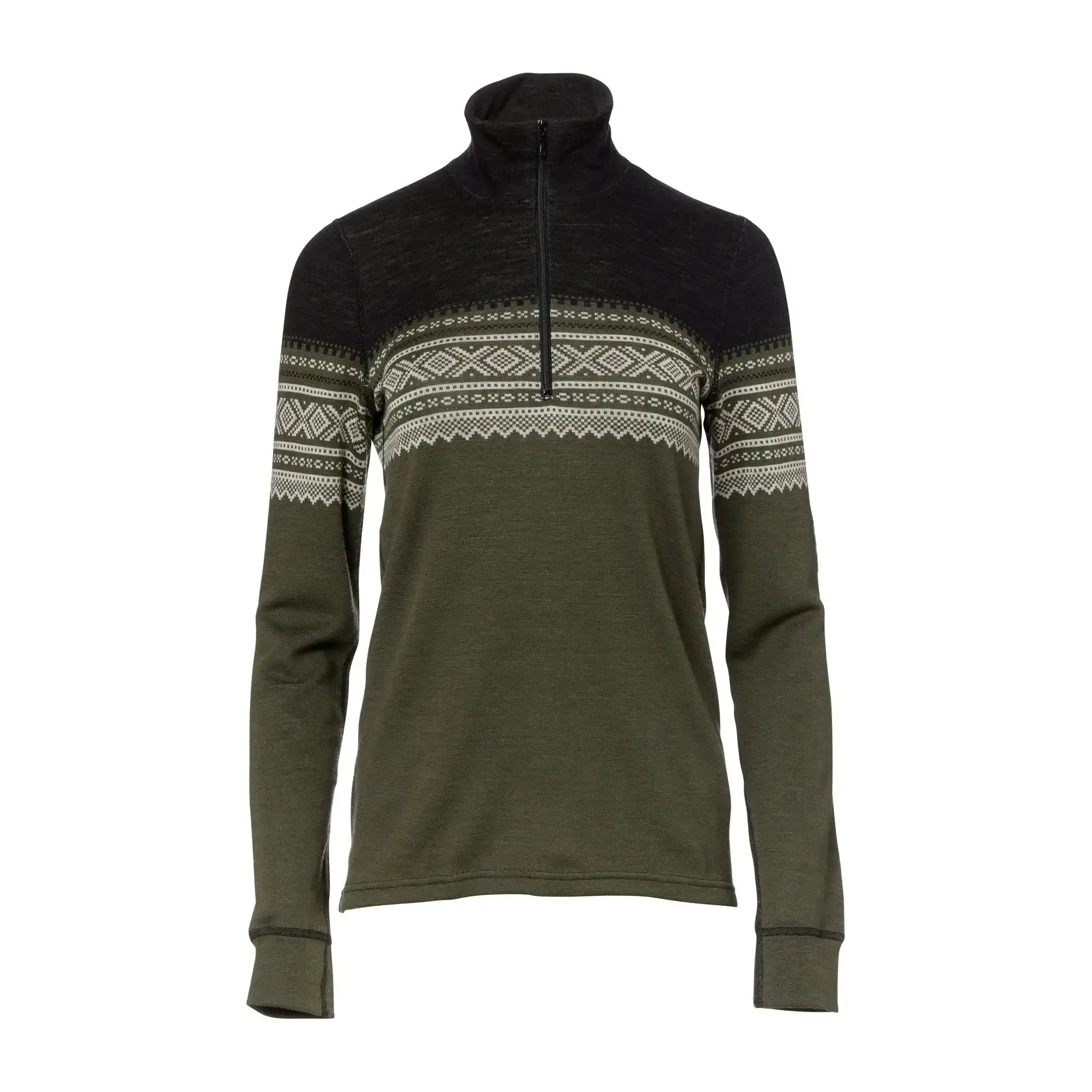 Sweater DesignWool Marius Mock Neck Zip nordmarka women