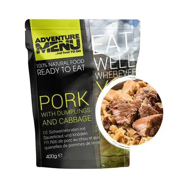 Roast pork with sauerkraut and dumplings