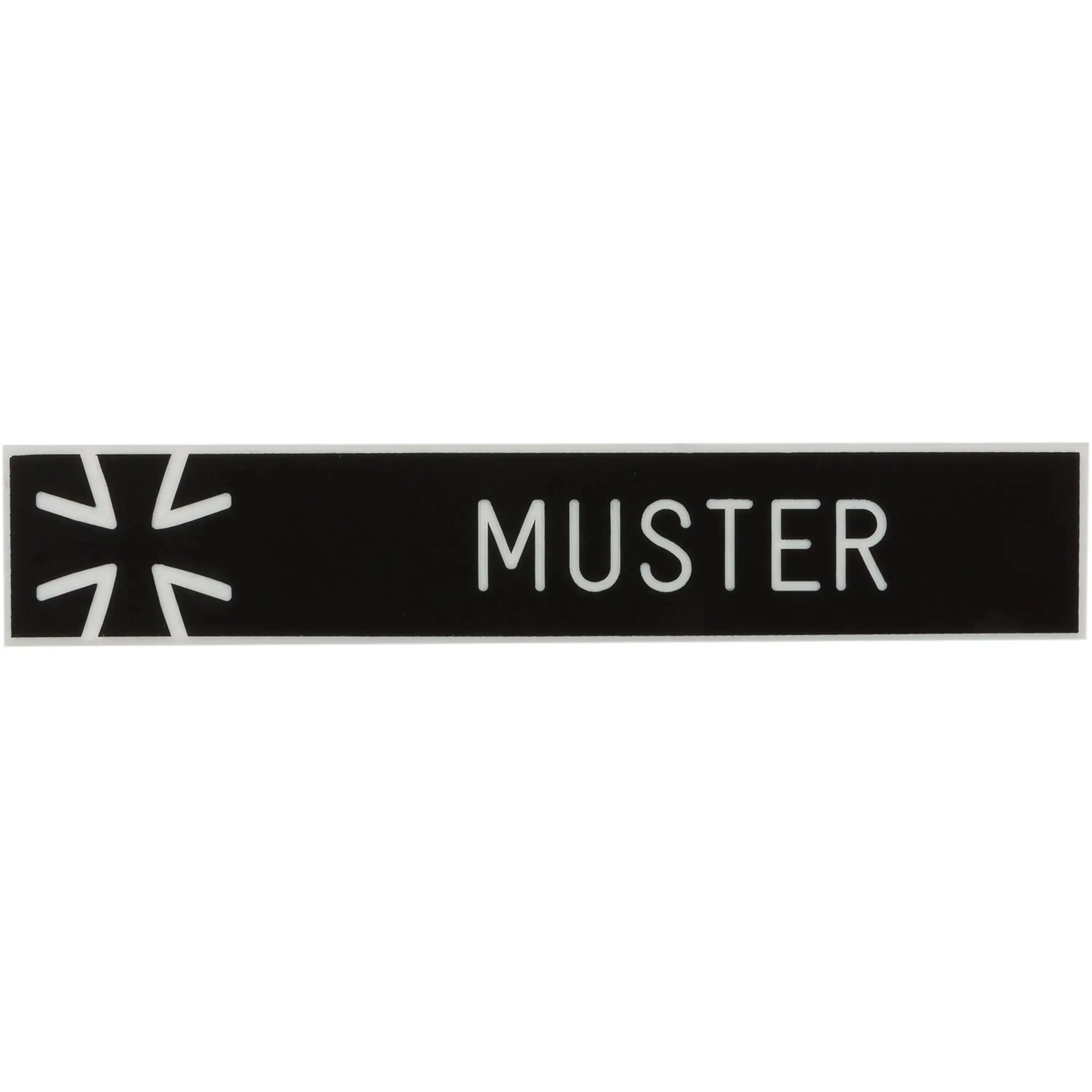 Name tag with Iron Cross black