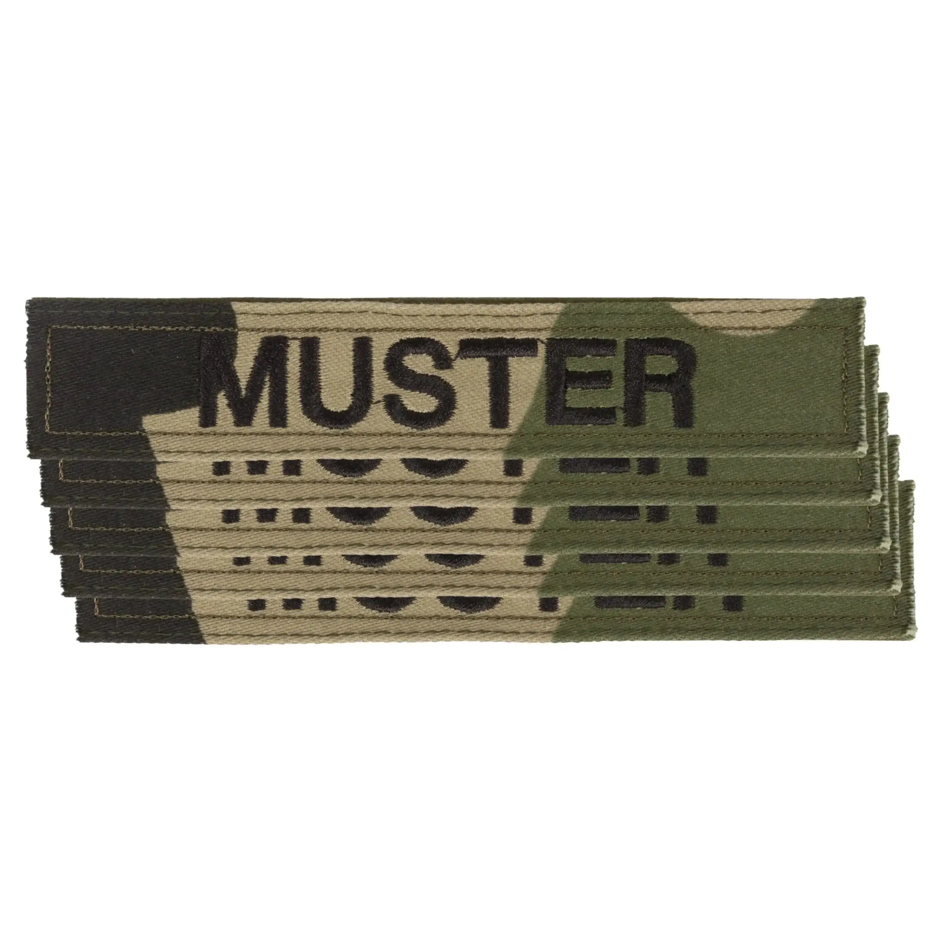 Name tapes 5-pack CCE embroidered on fabric