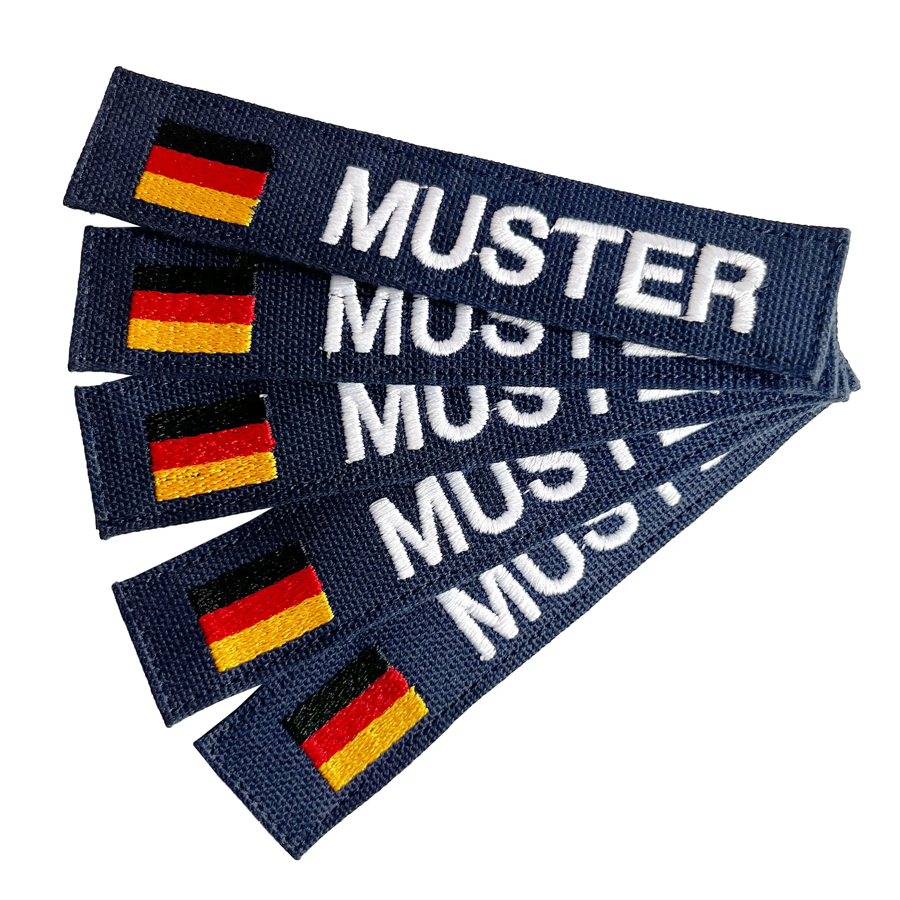 Name tapes set of 5 with Navy flag - Image 4