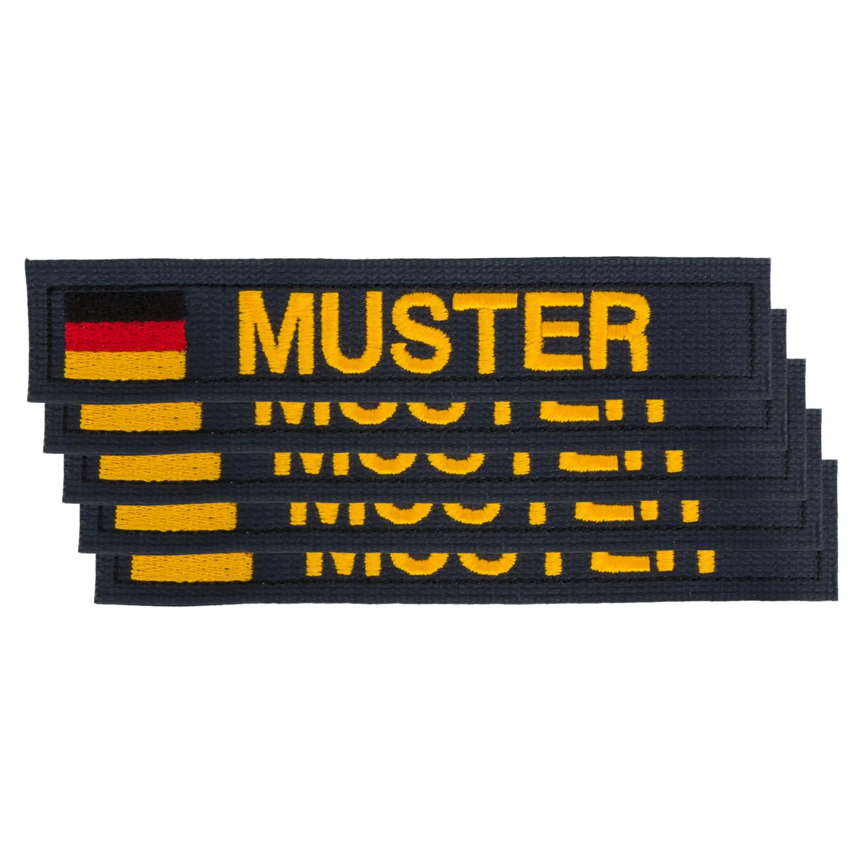 Name tapes set of 5 with Navy flag - Image 7