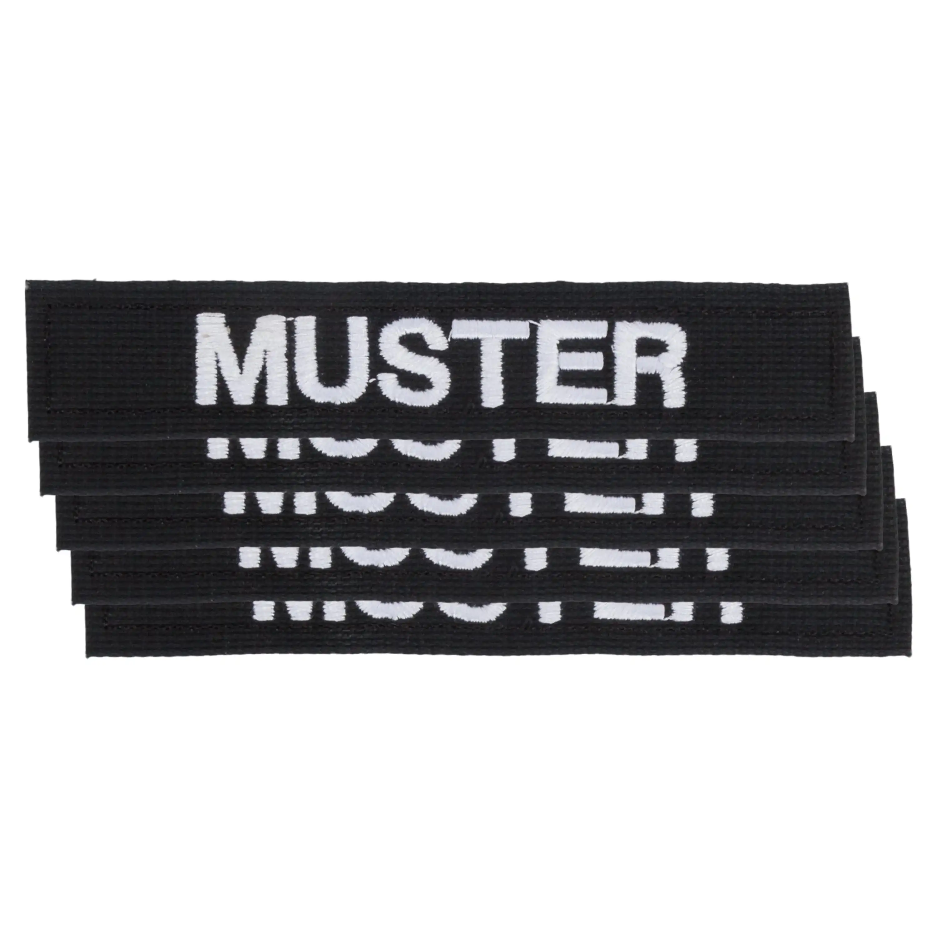 Name tapes set of 5 black - Image 5