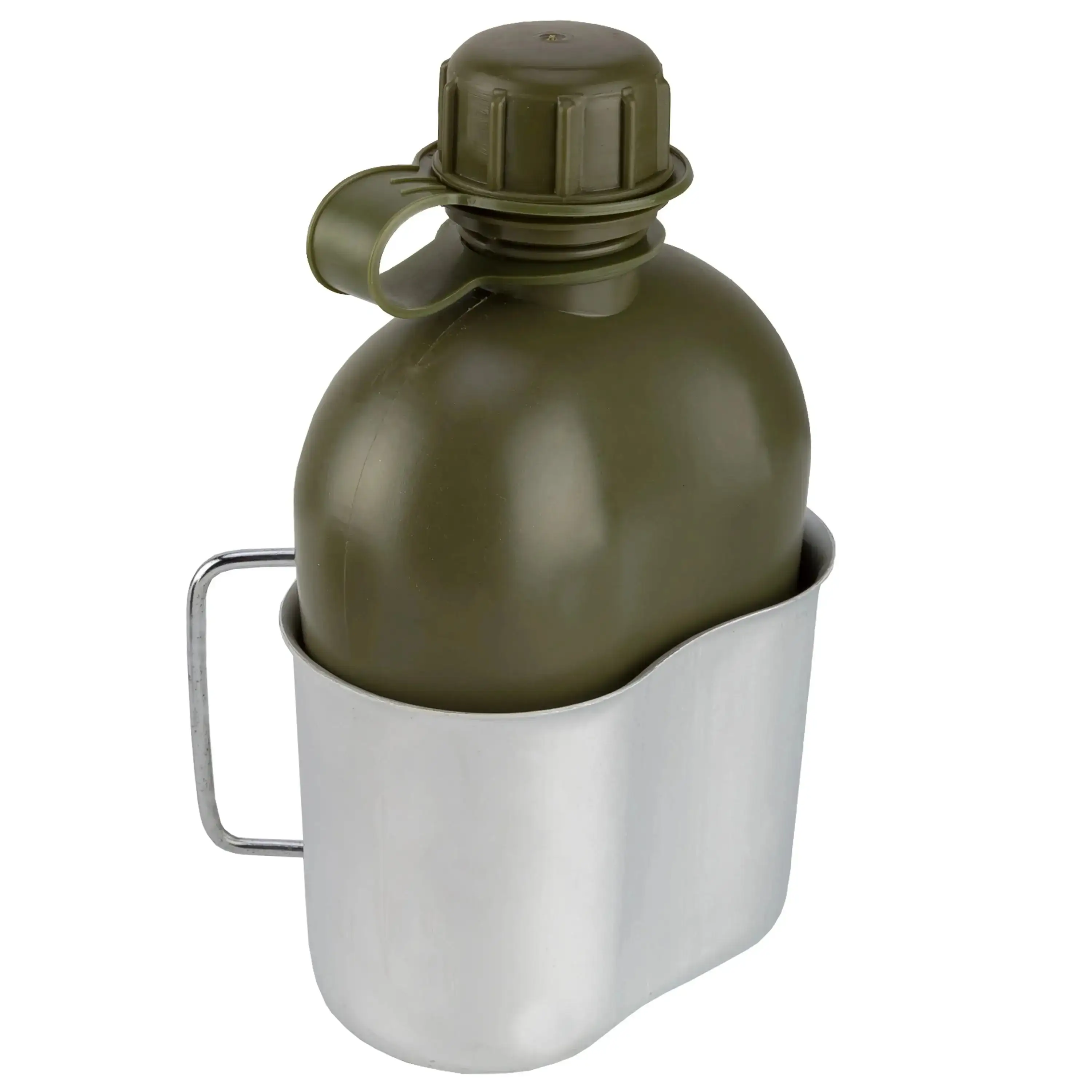ÖBH canteen with cup and cover 1 L as new - Image 4