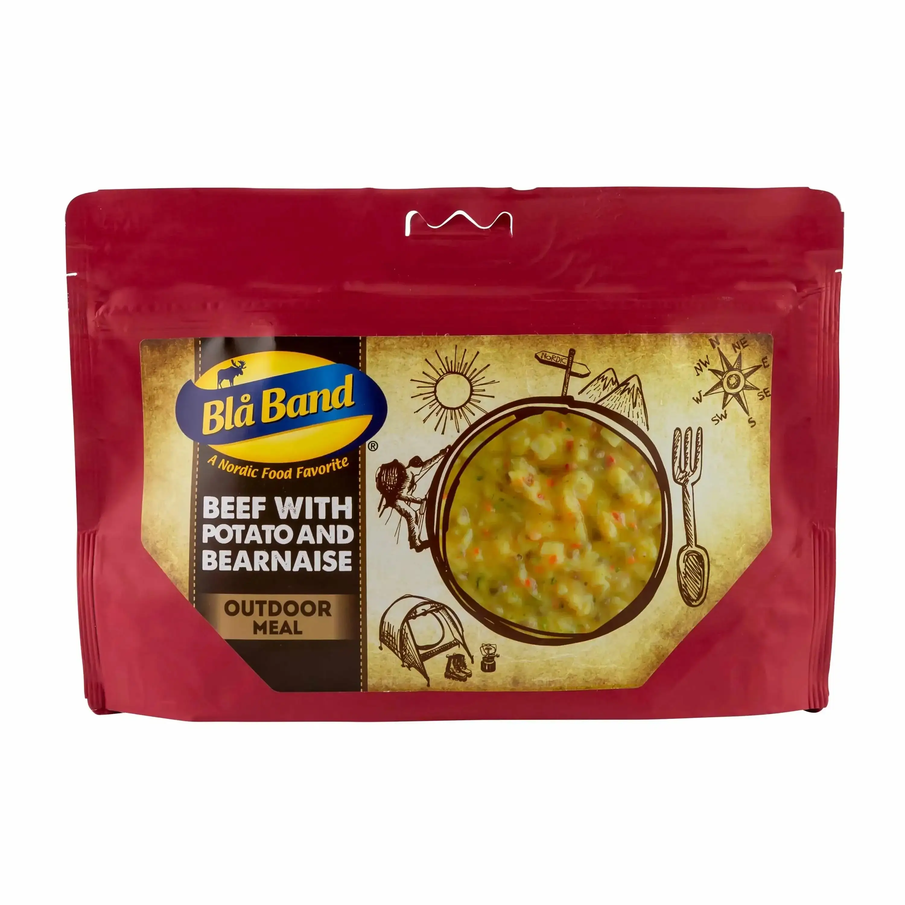Beef with potatoes and Béarnaise sauce