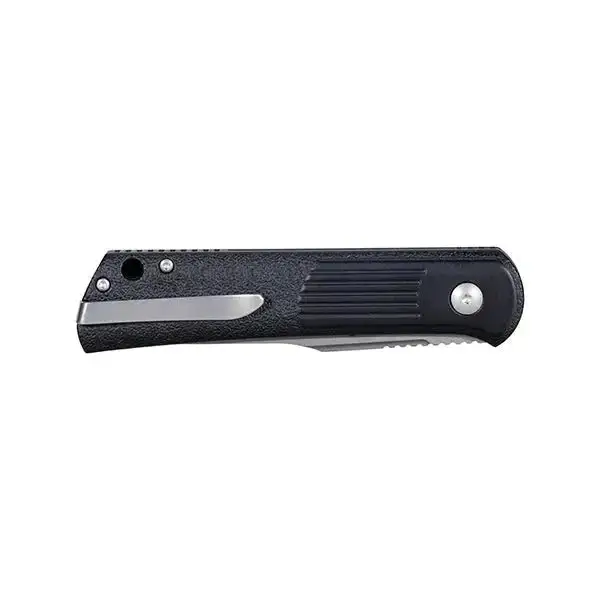 Alluvial Satin pocket knife, black and silver - Image 5