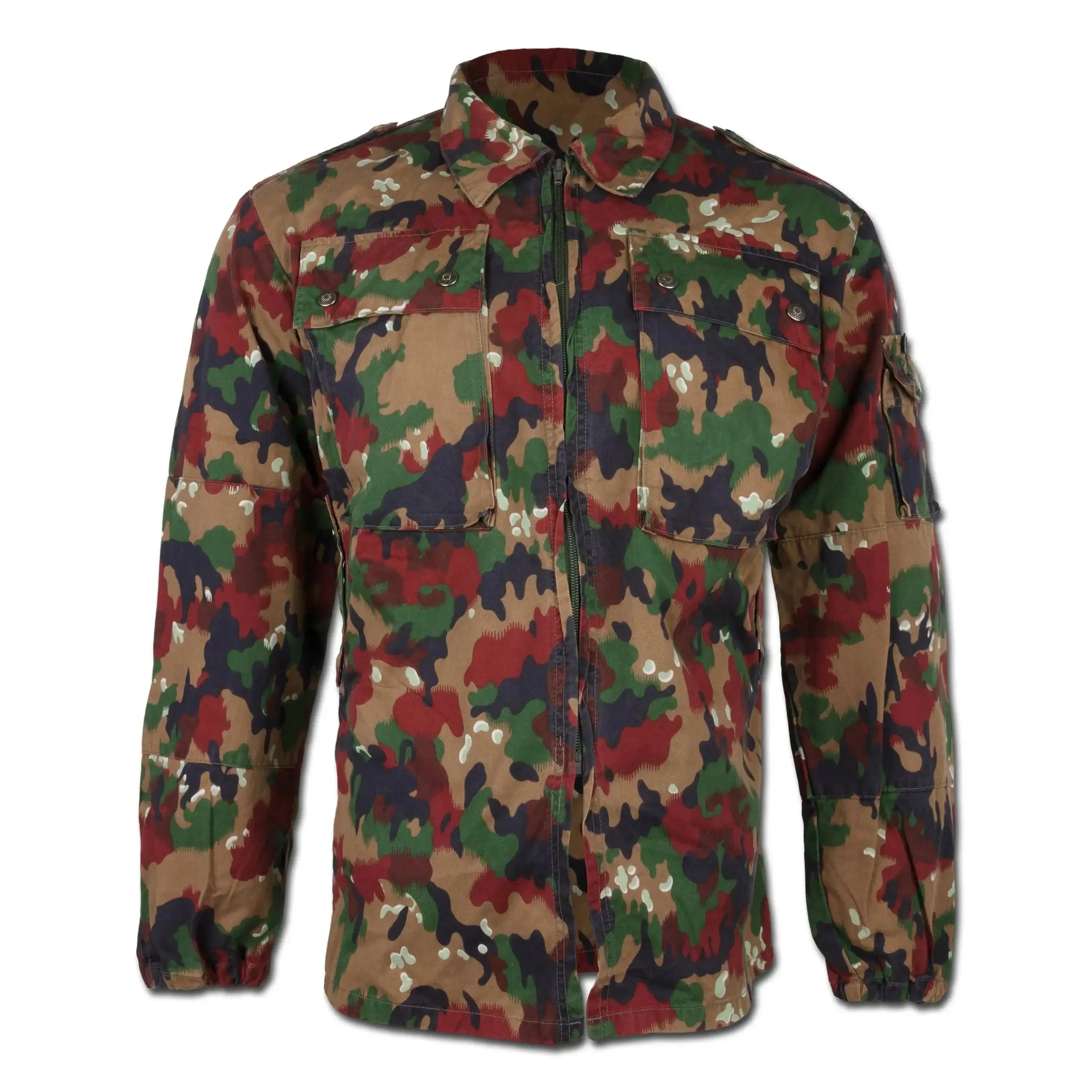 Swiss field jacket Alpenflage used - Image 2