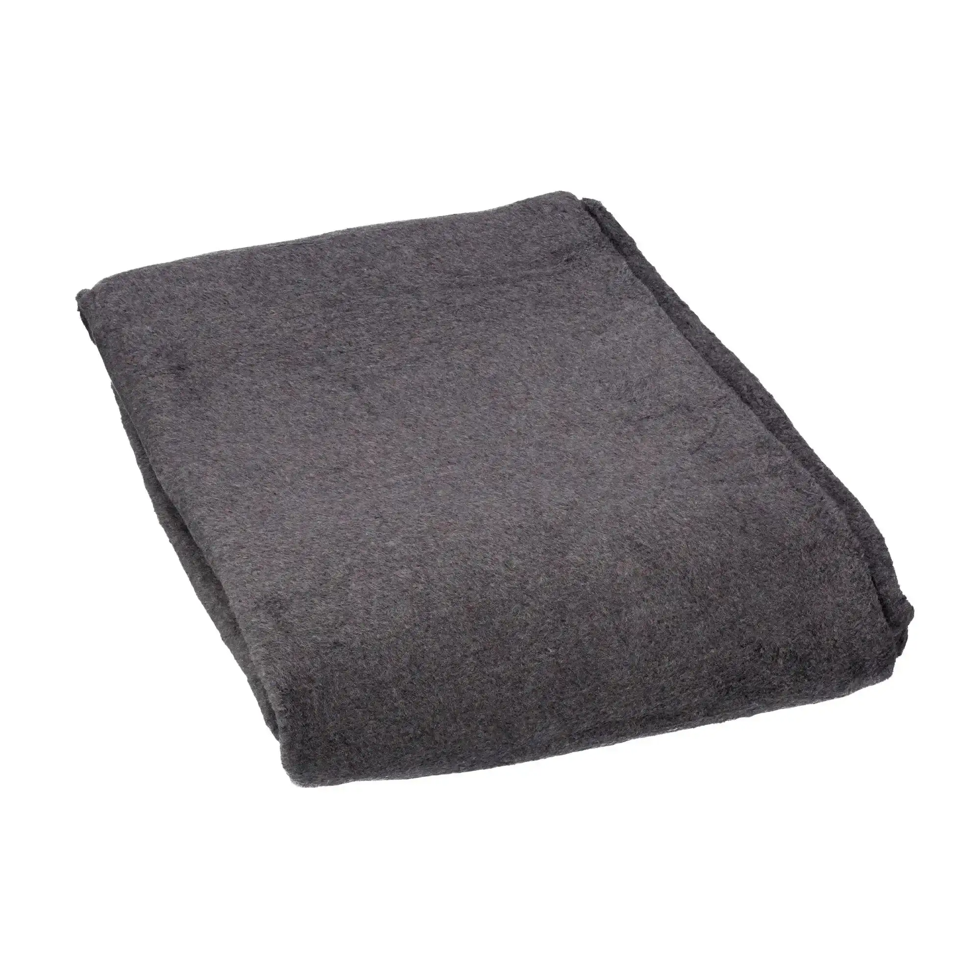 Bulgarian barracks blanket 205 x 150 cm dark grey as new