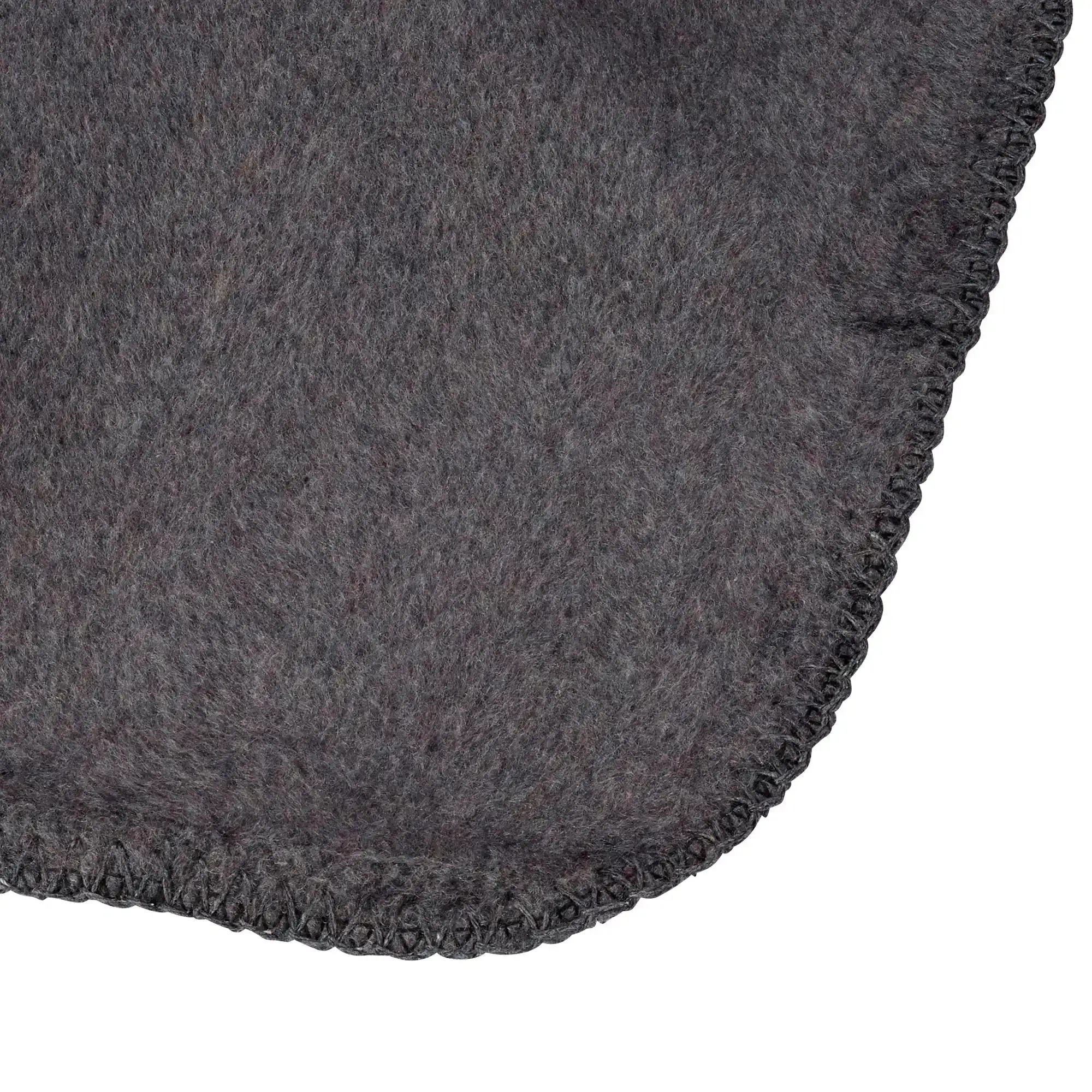 Bulgarian barracks blanket 205 x 150 cm dark grey as new - Image 2