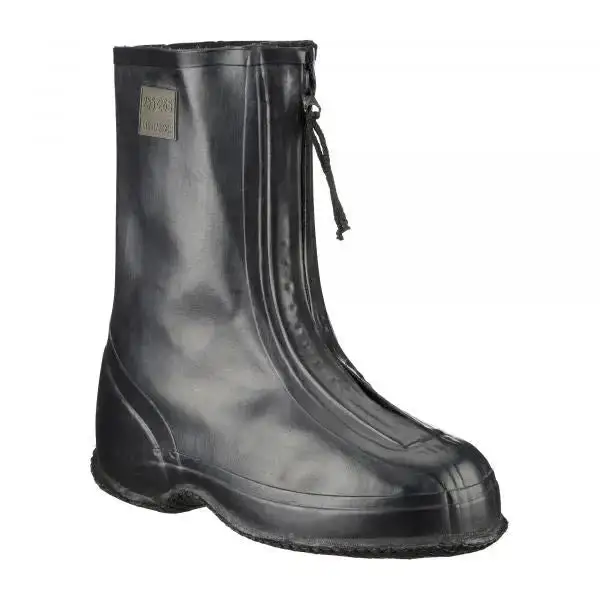 Used German Army rubber overshoes with zipper