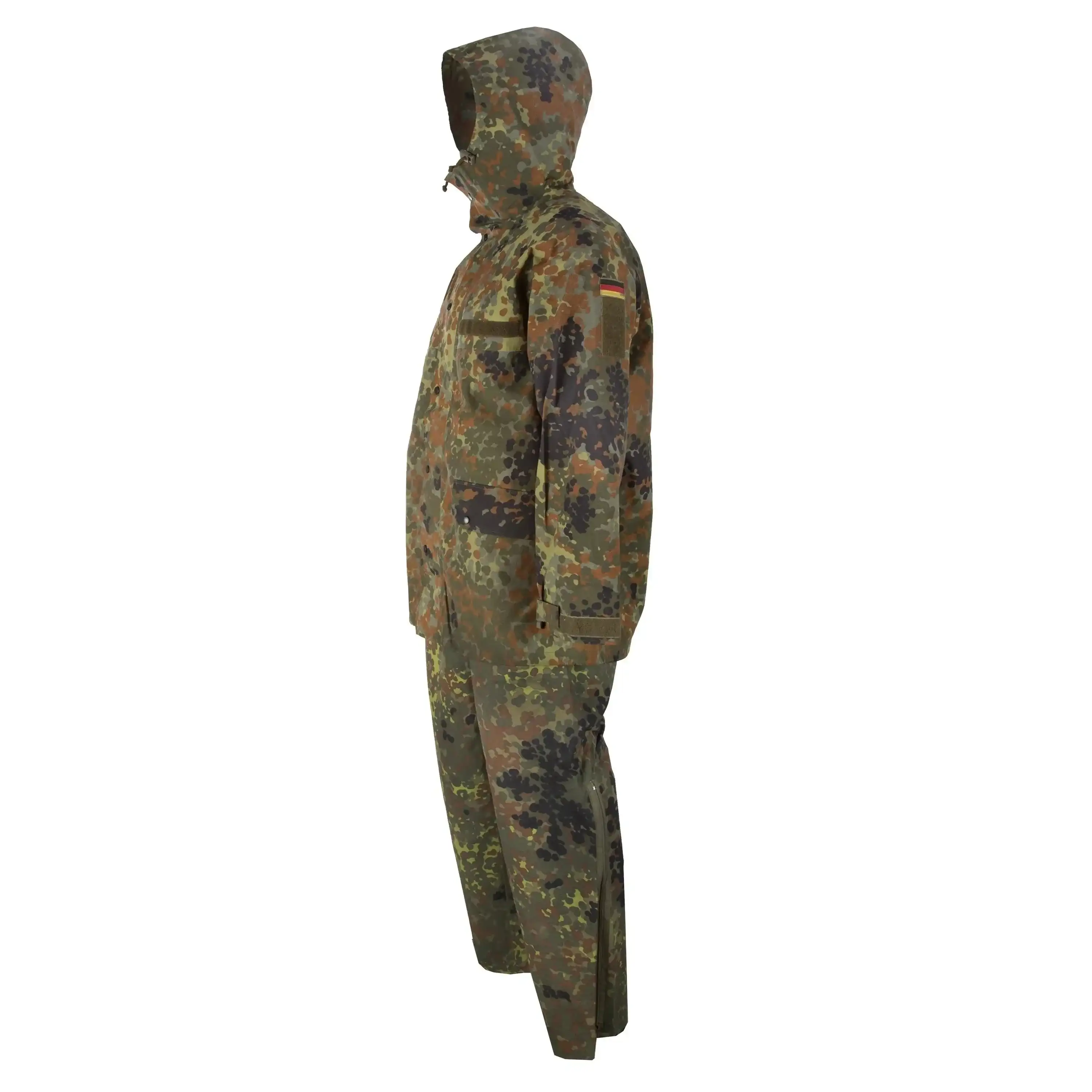 Bundeswehr wet-weather suit flecktarn used - Image 5