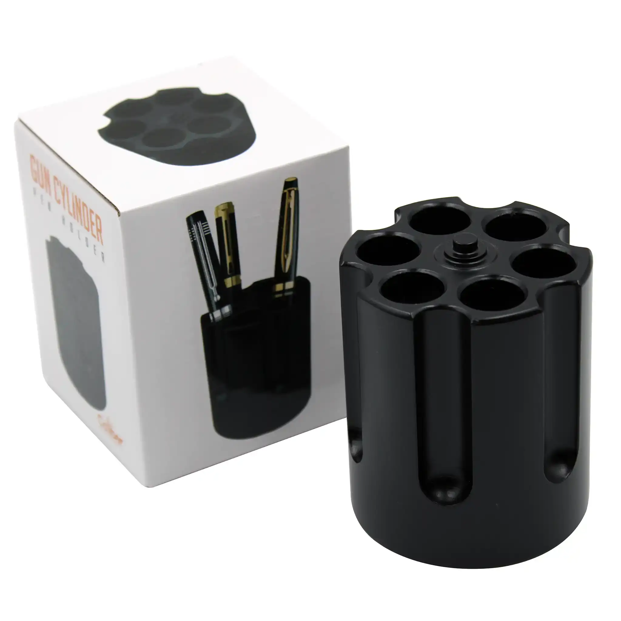 Pen Holder Revolver Cylinder black - Image 5