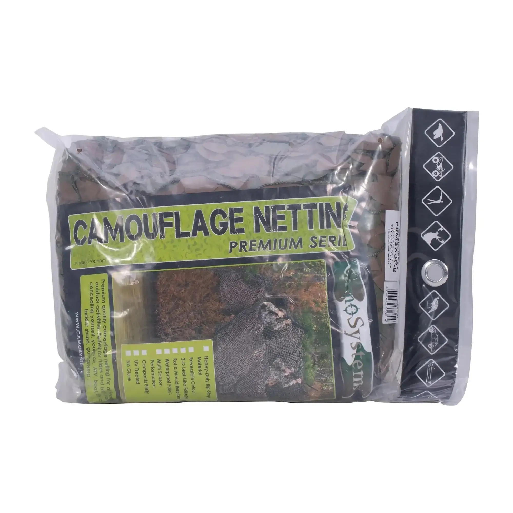 Camouflage Net Basic Military 3 x 3 m - Image 4