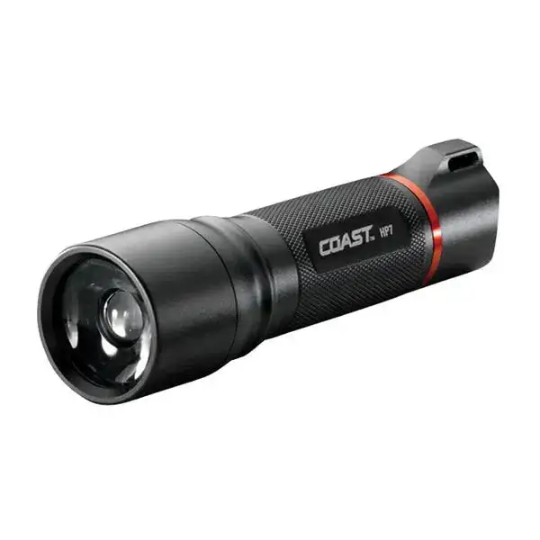 Flashlight HP7 730 lumens black red