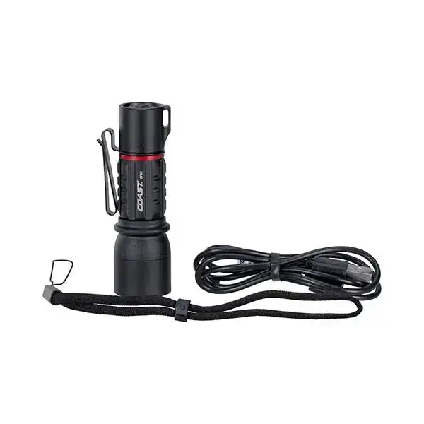 Flashlight XP6R 400 lumens black red - Image 4