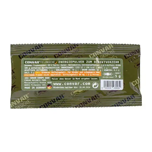 Field kitchen energy powder
