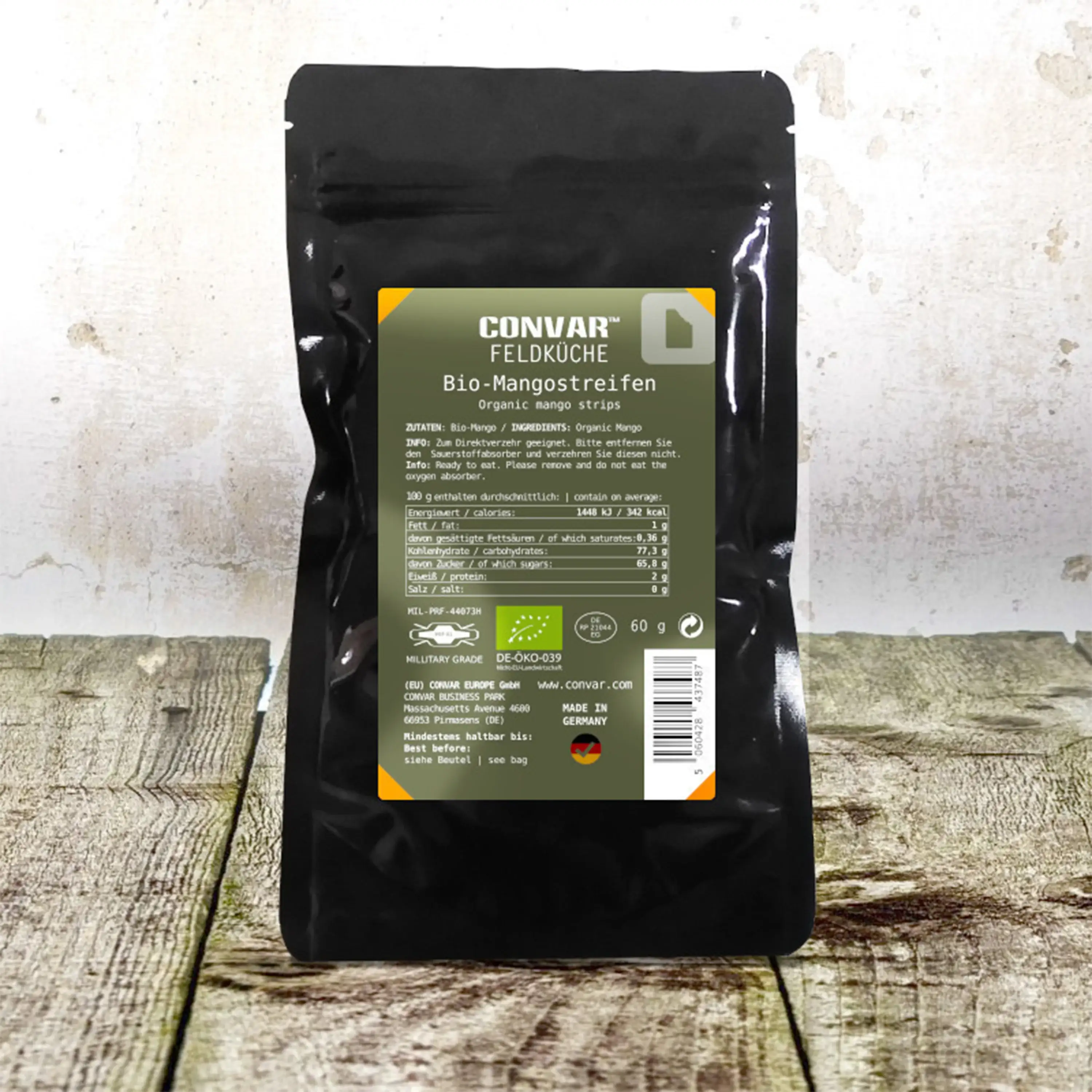 Organic mango strips 60 g