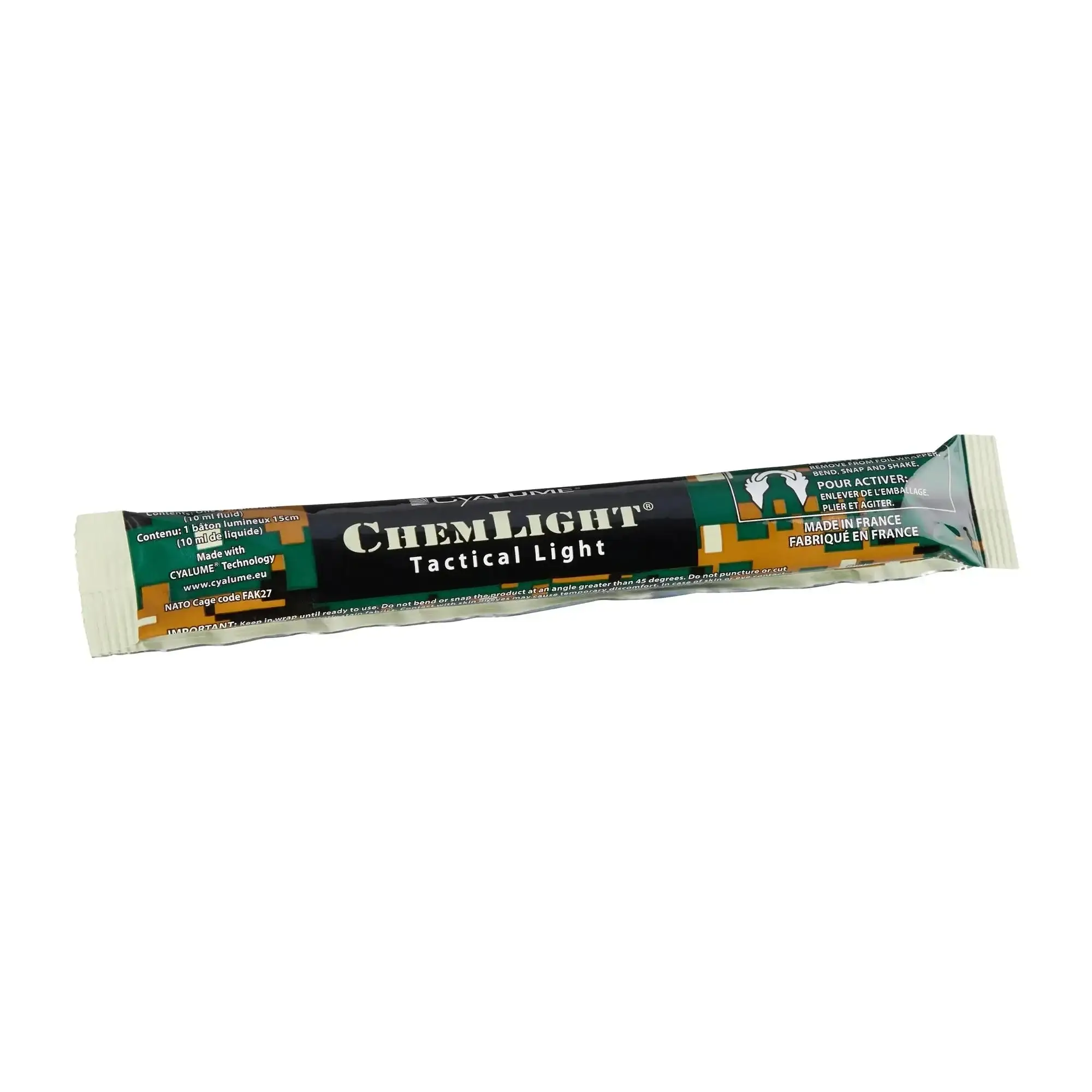 Light stick Chemlight 12 h 15 cm