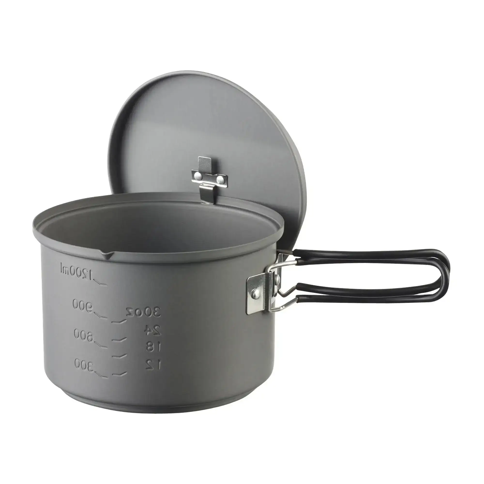 Cooking Set Spirit Burner 1.5 L aluminum hard anodized - Image 2
