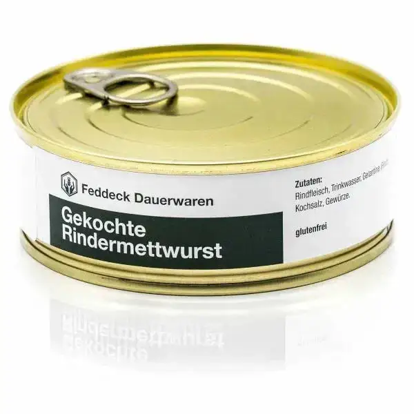 Canned sausage country beef Mettwurst 200 g