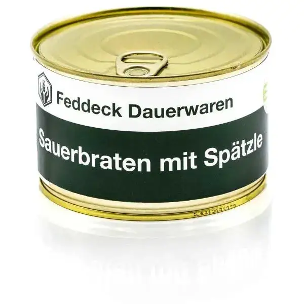 Ready-made meal can of Sauerbraten with Spätzle 400g