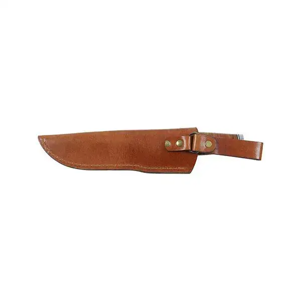 Hiking knife Ranger 11 with leather handle and sheath - Image 2