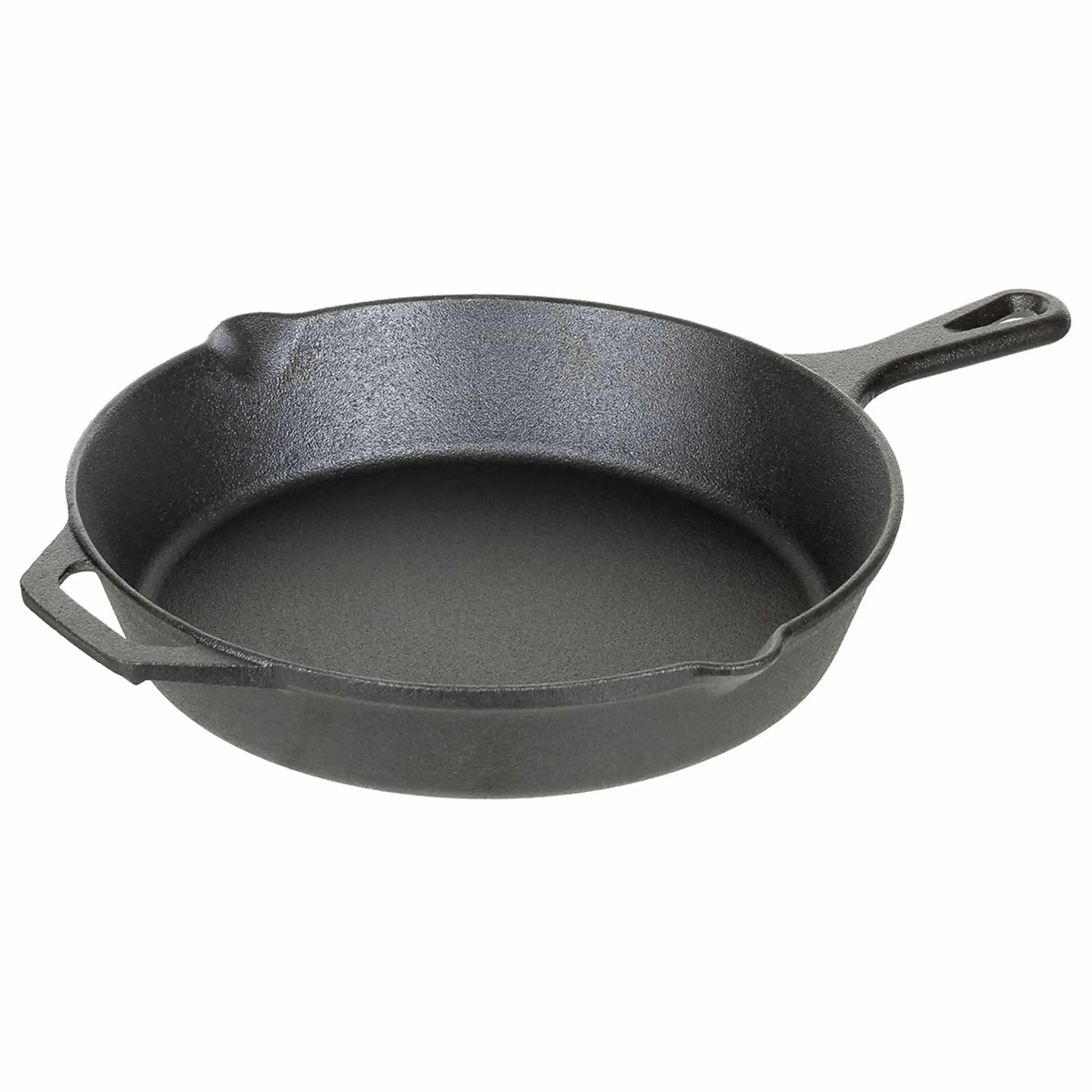 Outdoor frying pan cast iron with handle 30 cm