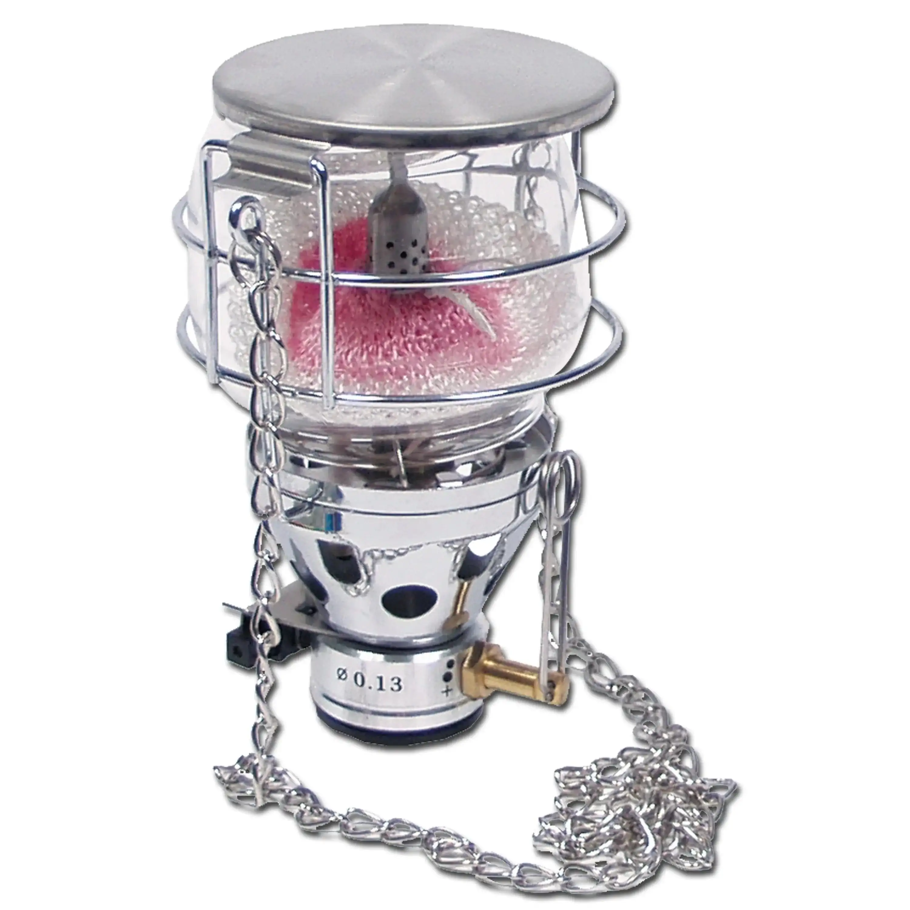 Gas lantern with piezo ignition