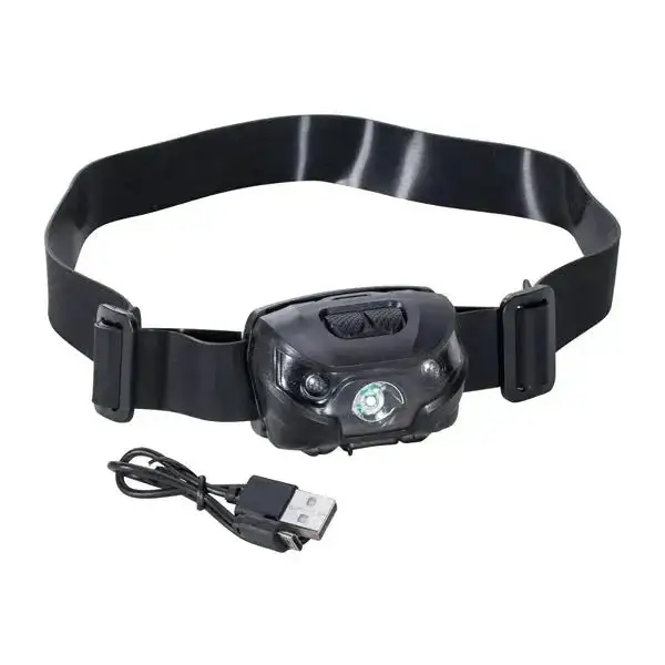 Headlamp rechargeable tiltable black - Image 2