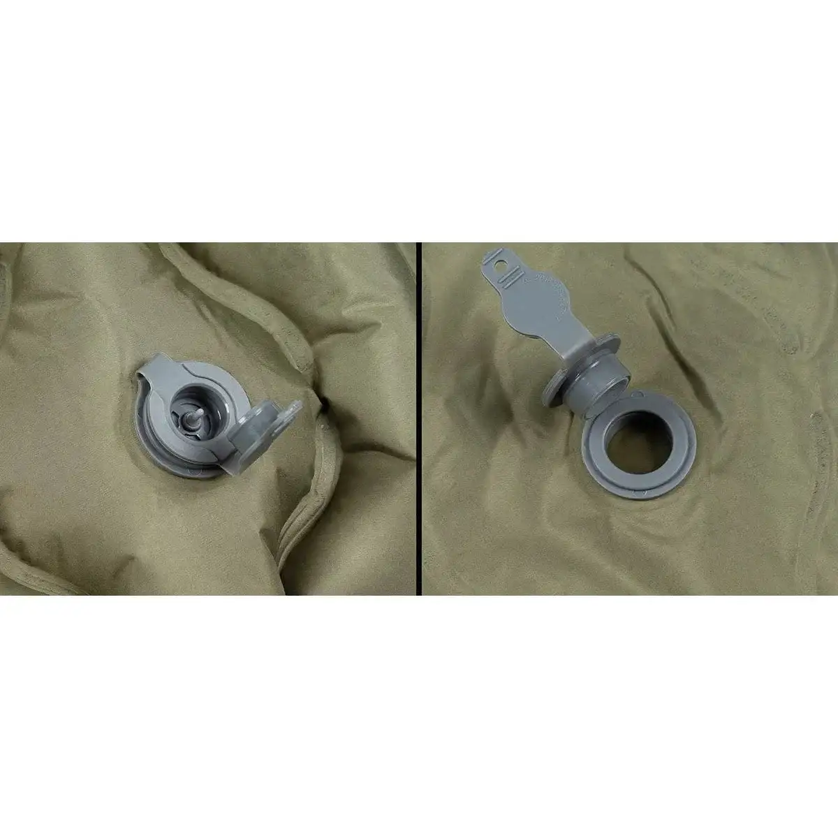 Inflatable sleeping mat with head section - Image 2