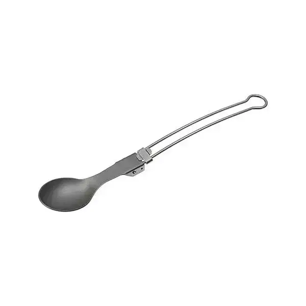 Titanium spoon, foldable