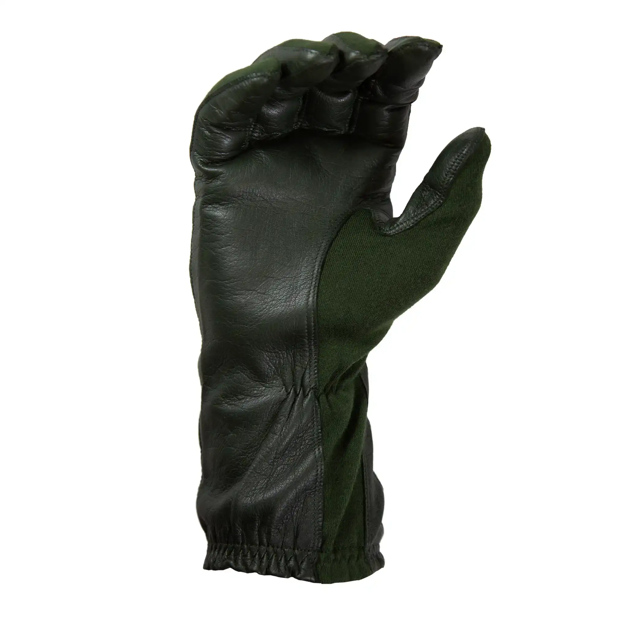 Lightweight Georges Morand olive pilot's glove, like new - Image 2