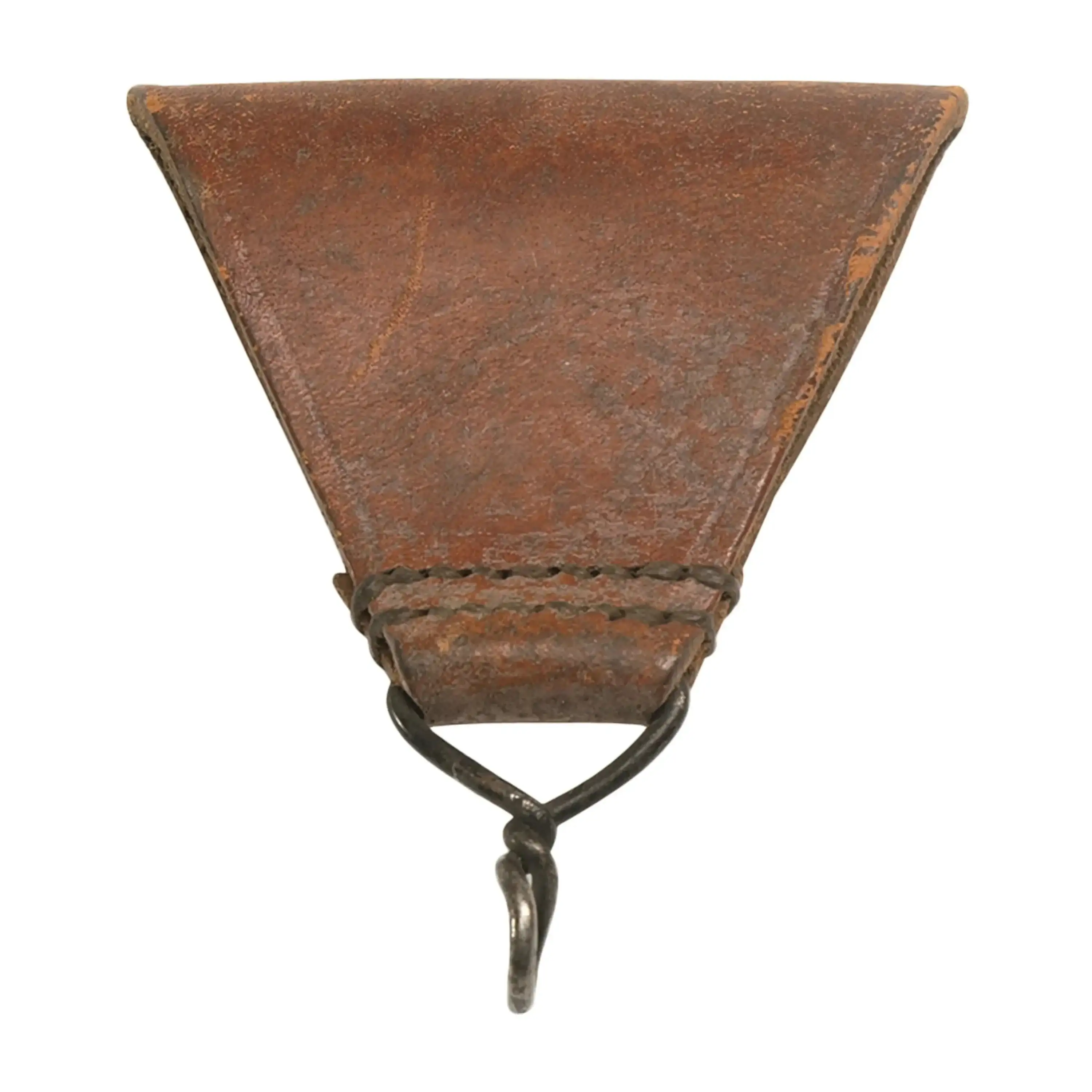 French belt loop triangle leather used