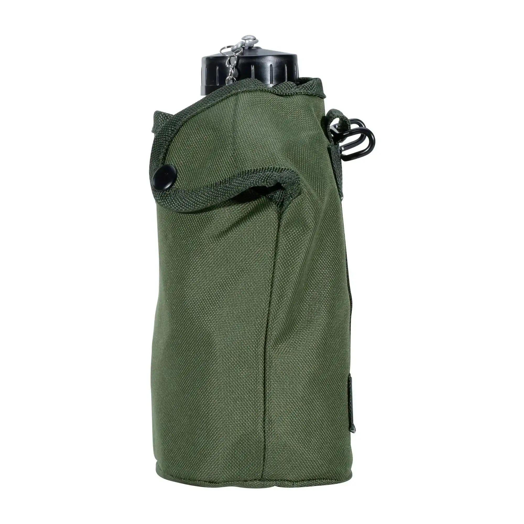 French aluminum canteen with cover - Image 2