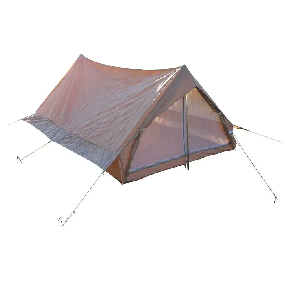 French two-man tent F1 with floor, khaki, like new