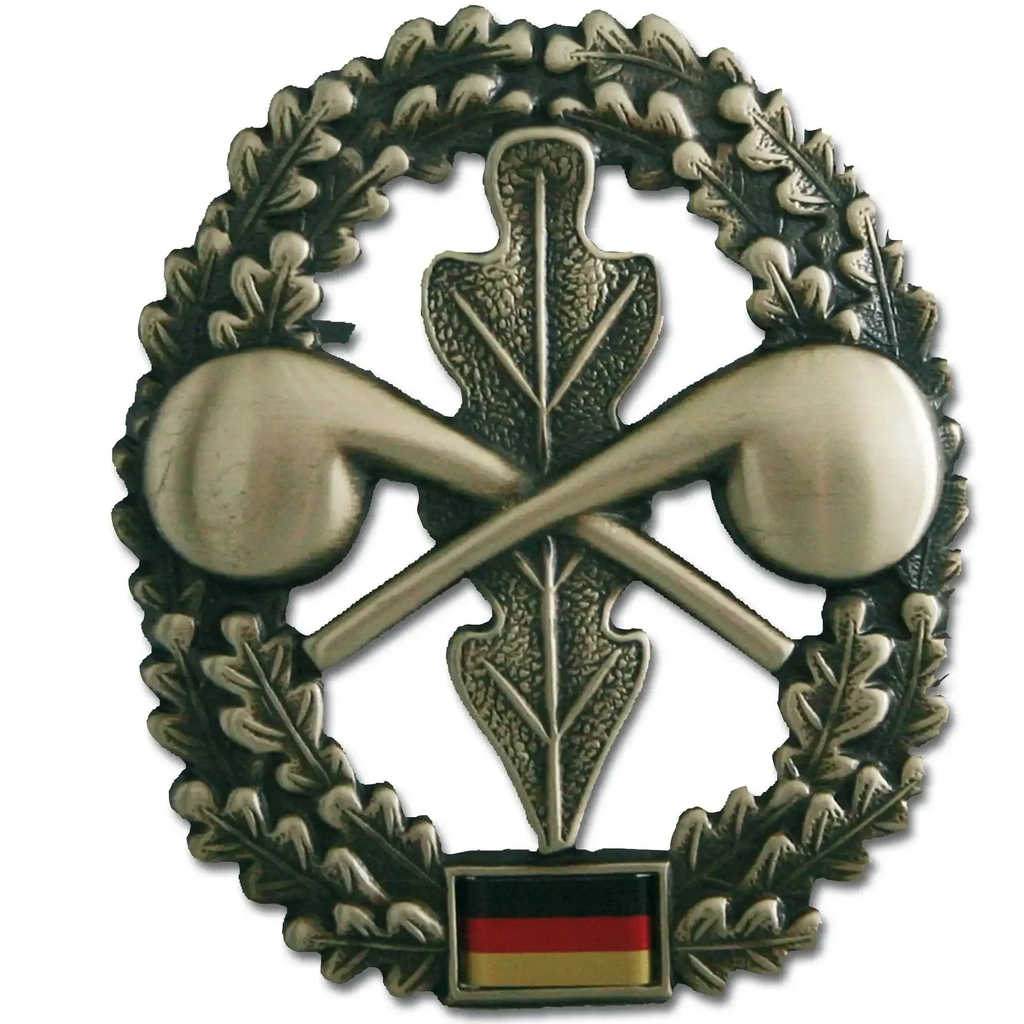 Badge BW Beret ABC Defense