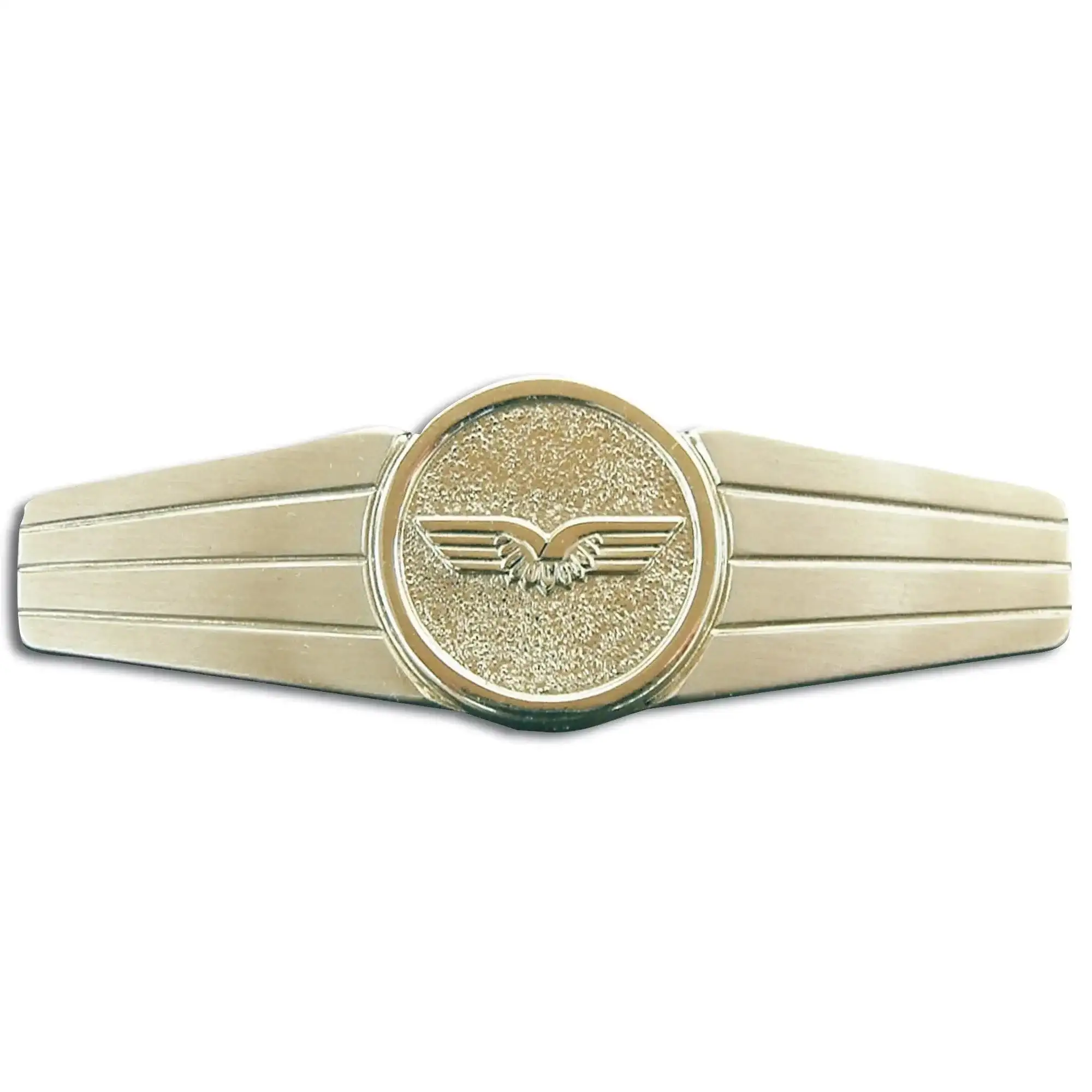 Badge BW staff service personnel metal