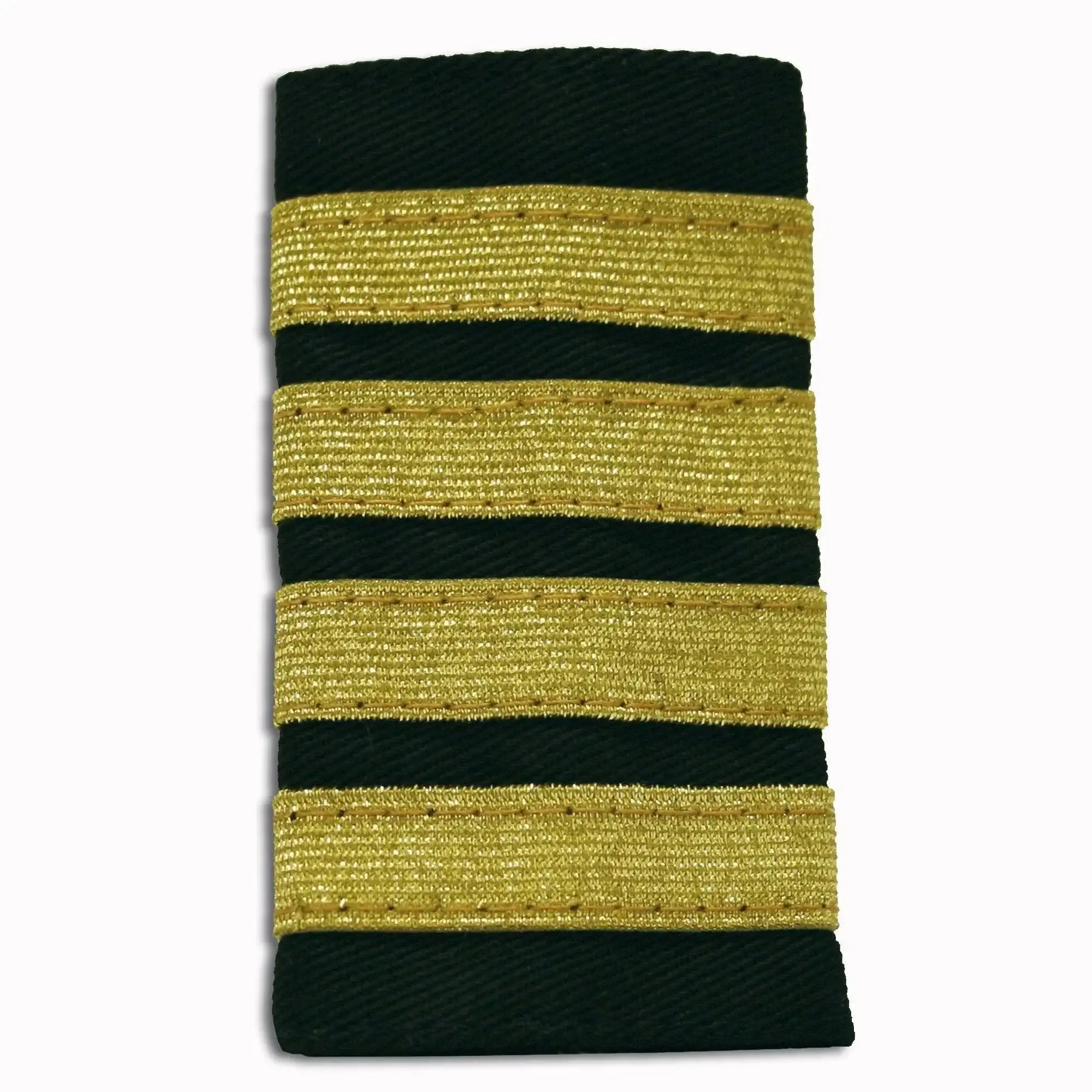 Rank insignia 4 stripes gold-colored