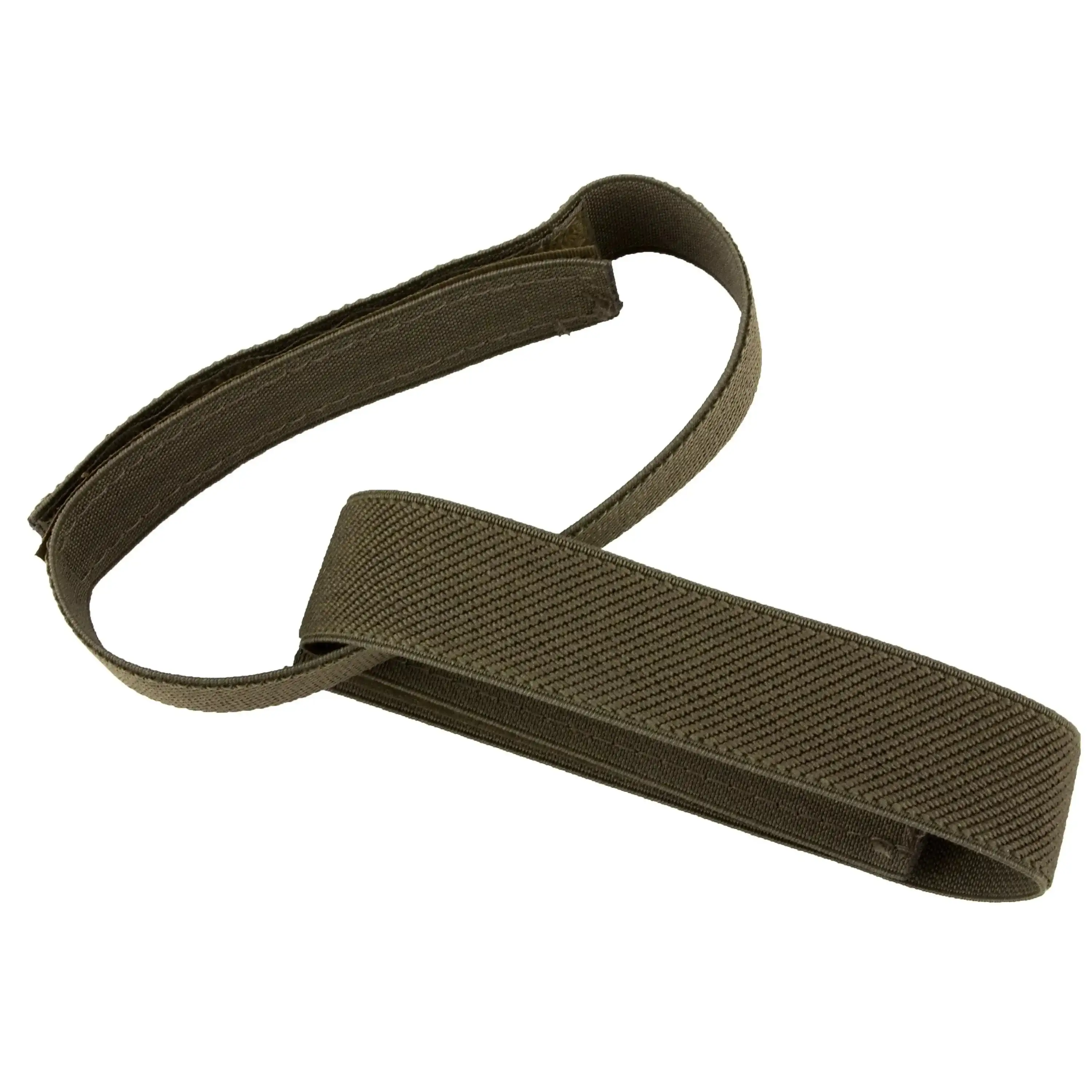 Trouser elastic hook-and-loop band olive 2.5 cm wide
