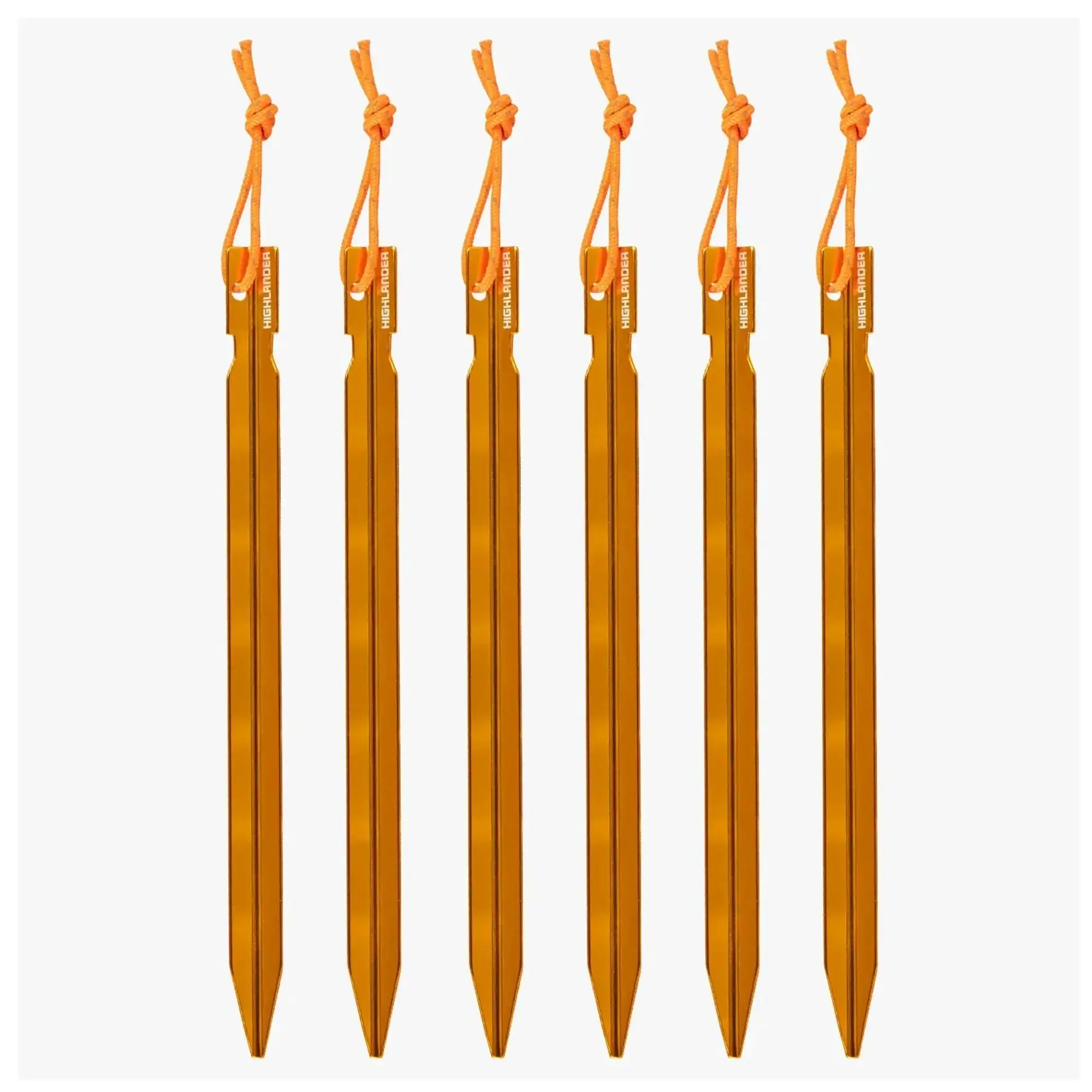 Aluminum pegs 7 inch pack of 6