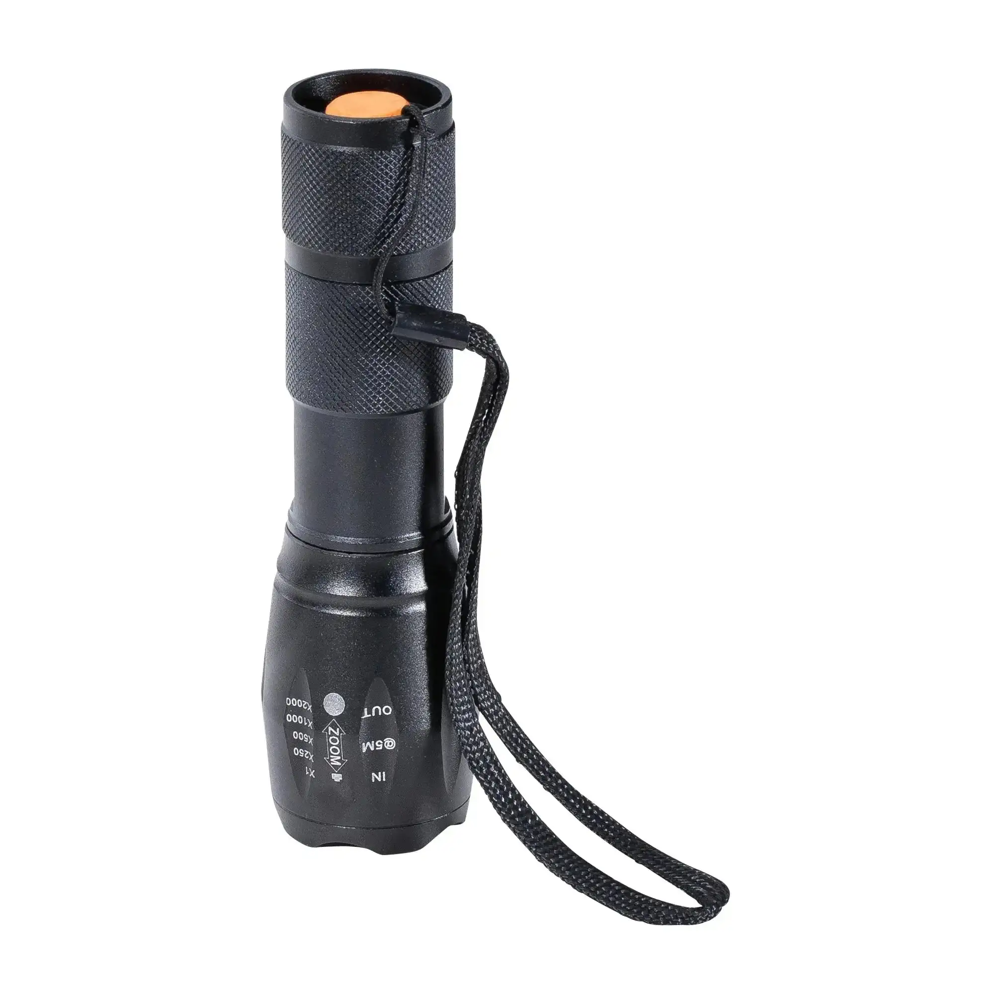 Flashlight LED Deluxa Military Torch black - Image 4