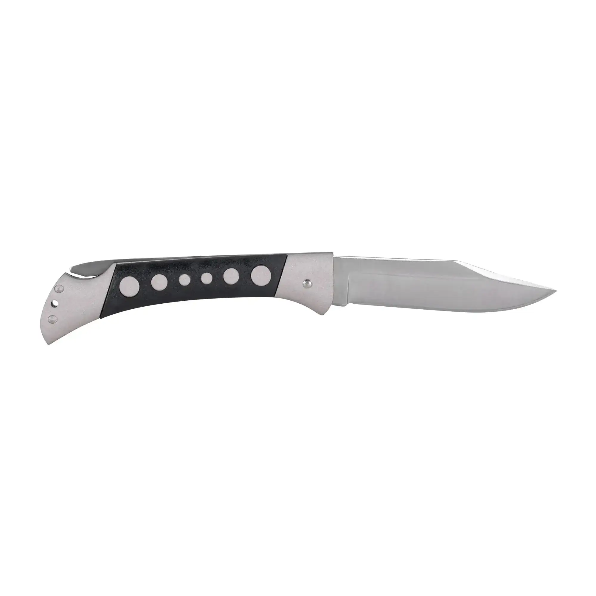 Pocket knife inlay black silver-colored - Image 2