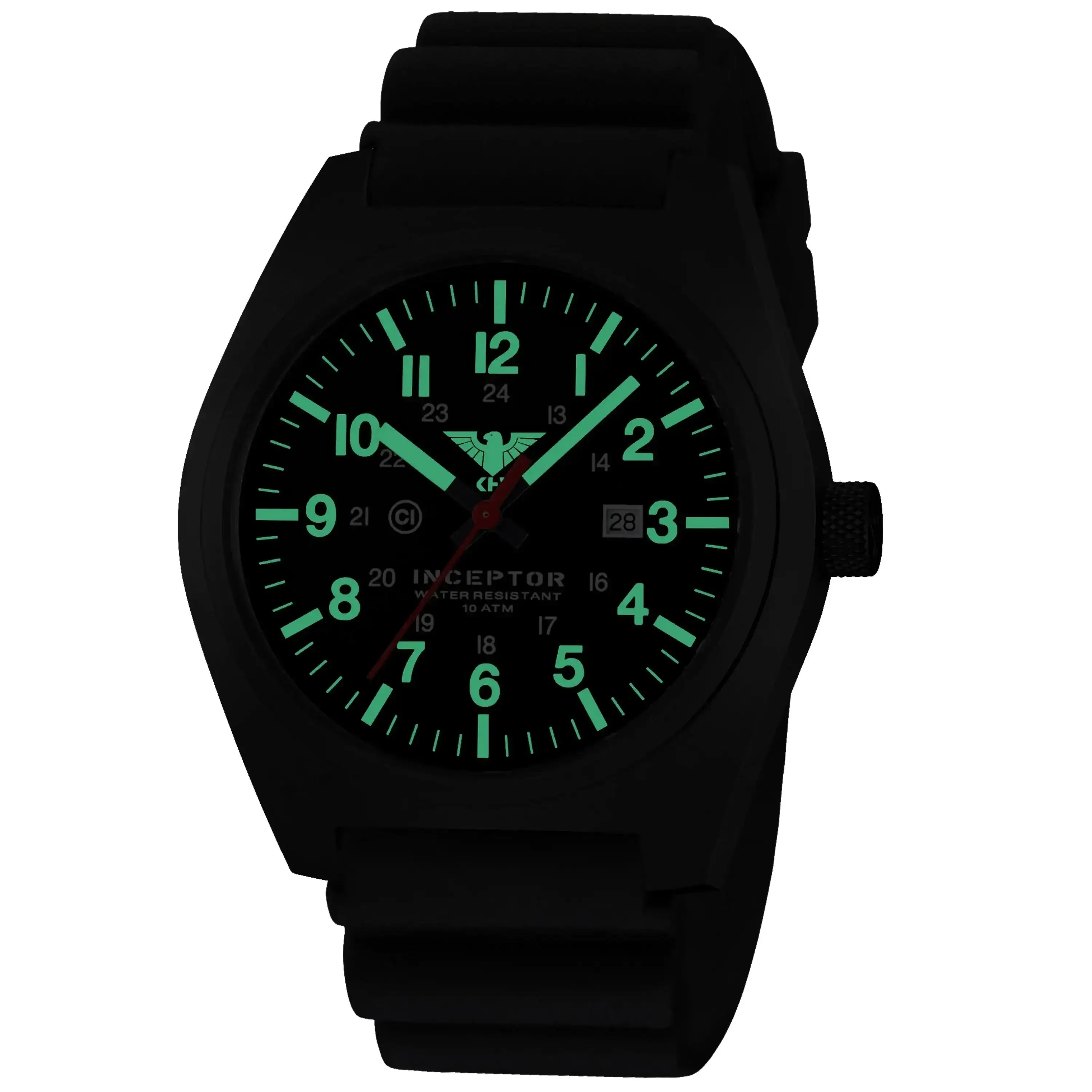 Wristwatch Inceptor Black Steel Diver strap - Image 2
