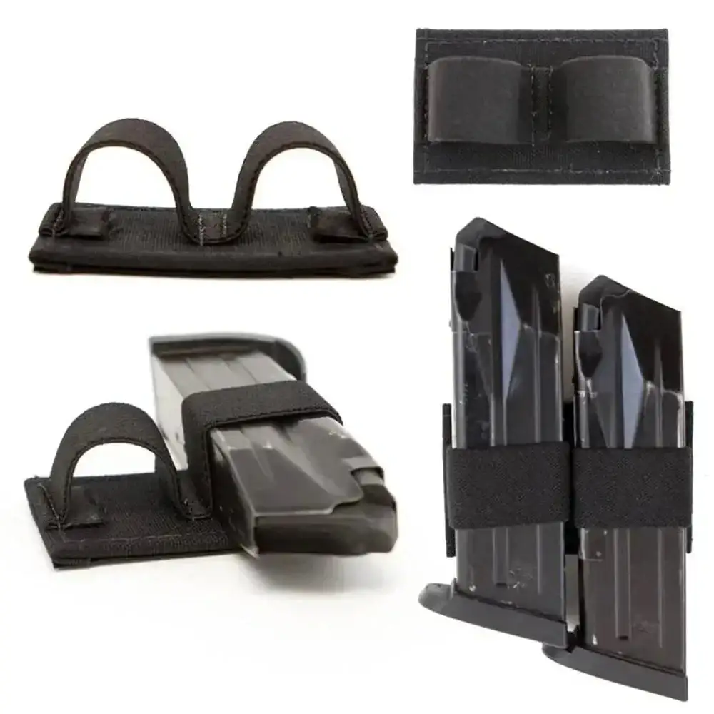 Magazine holder dual pistol mag loops