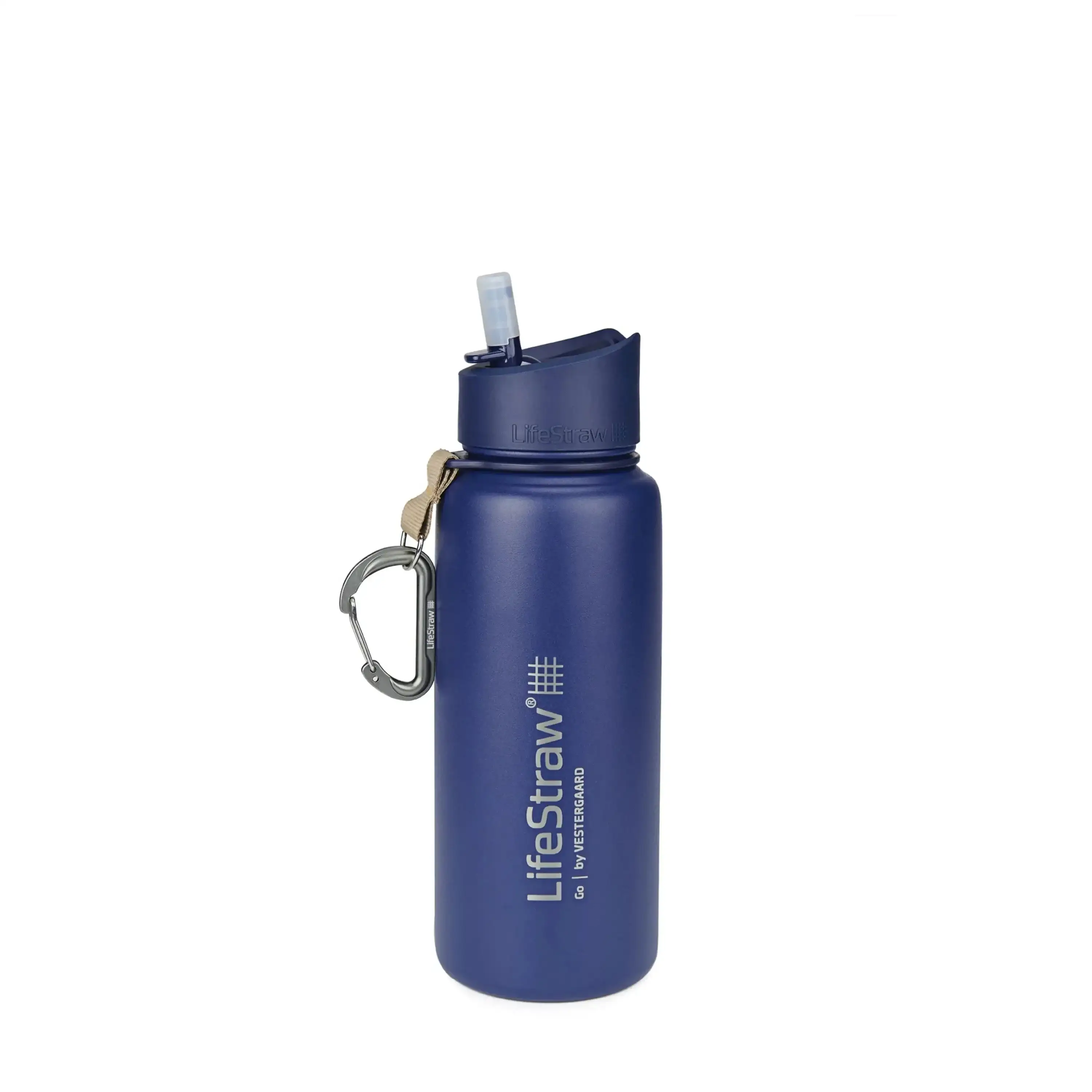 Water bottle Go stainless steel with filter 0.7 L - Image 3