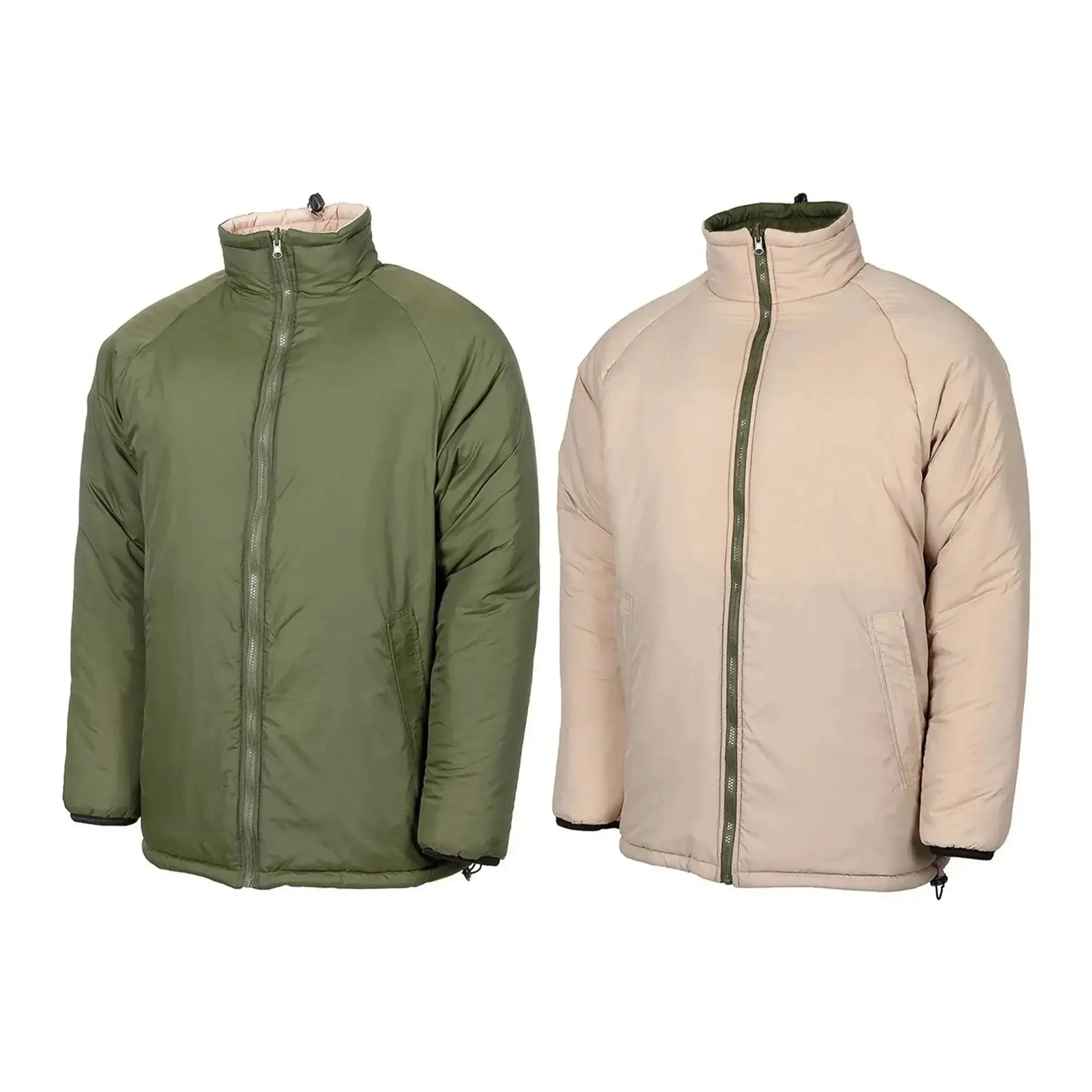 British reversible thermal jacket olive/khaki