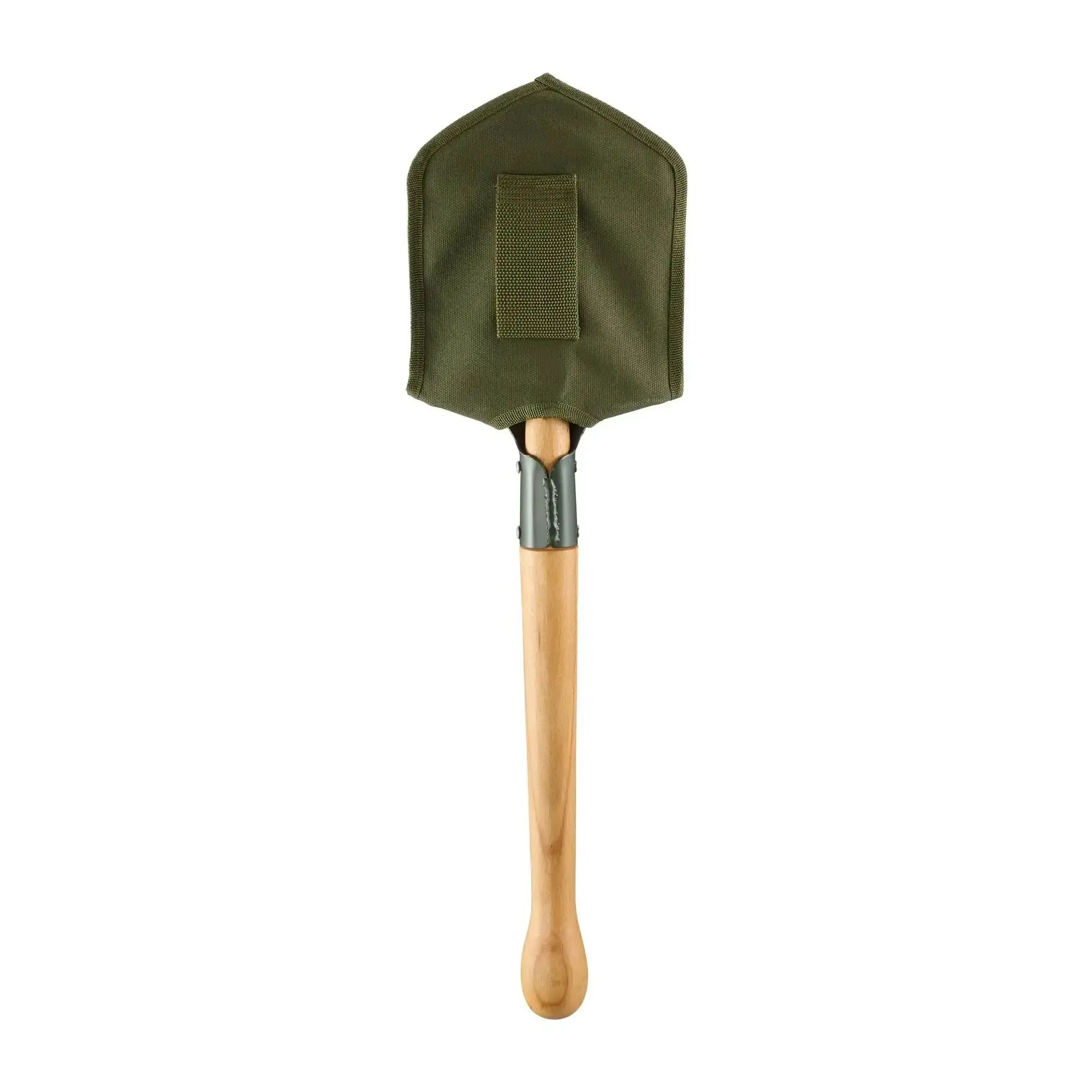Entrenching tool wooden handle with pouch - Image 3