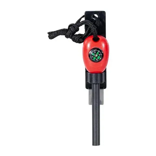 Fire starter with ferro rod and compass - Image 2